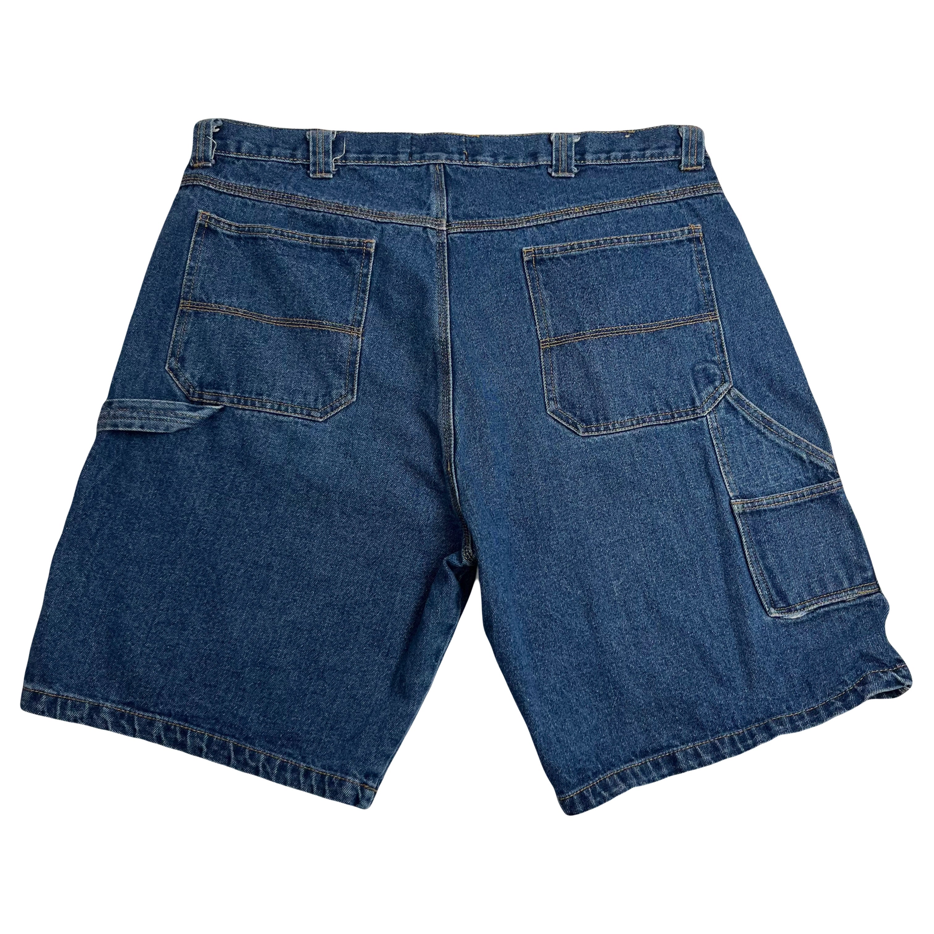 Burnt Dark Wash Baggy Carpenter Denim 40