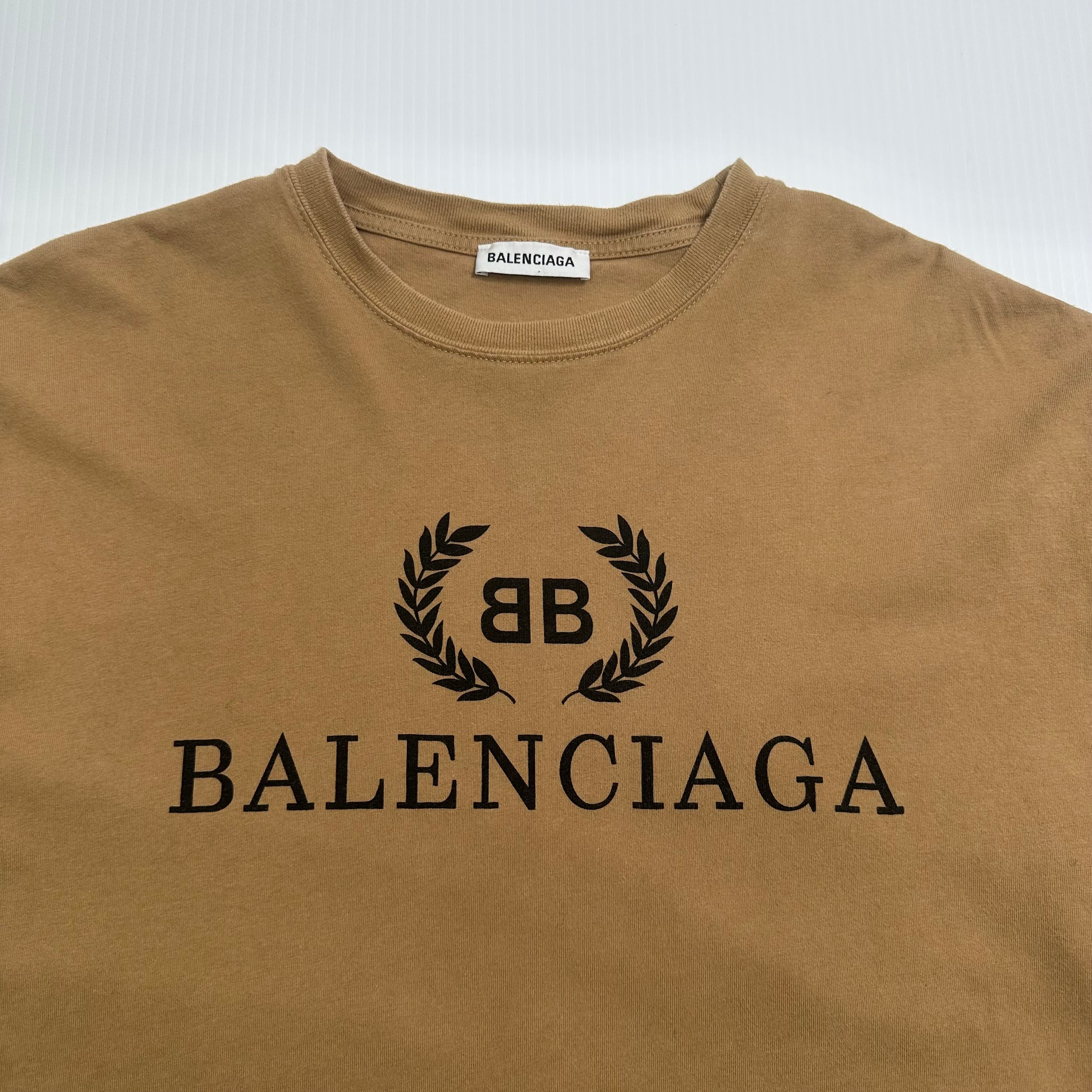 Balenciaga BB Logo Graphic Tee M