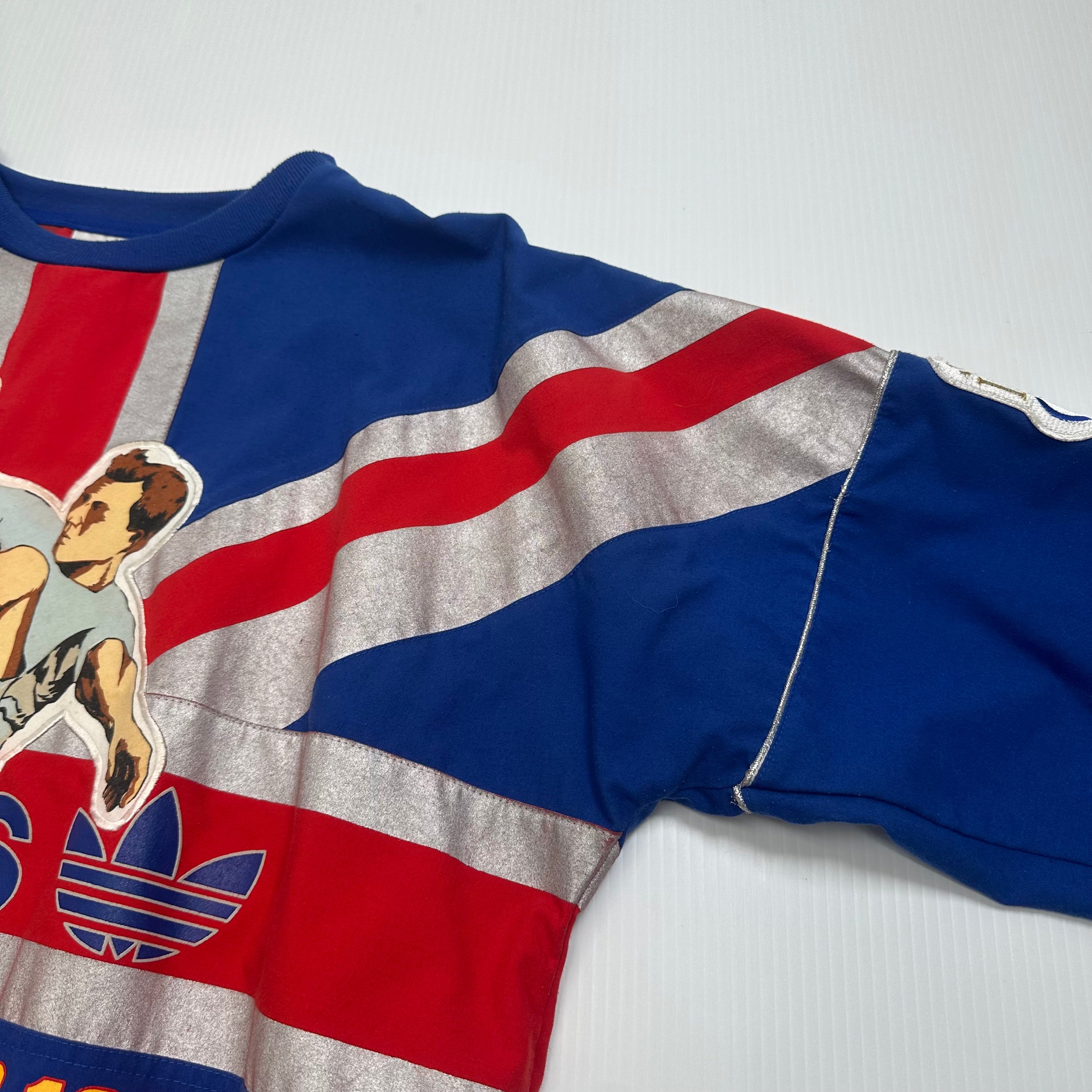 80s Adidas Olympic Games London AOP Crewneck L