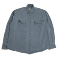 South Central Faded Denim Button-Up Shirt L
