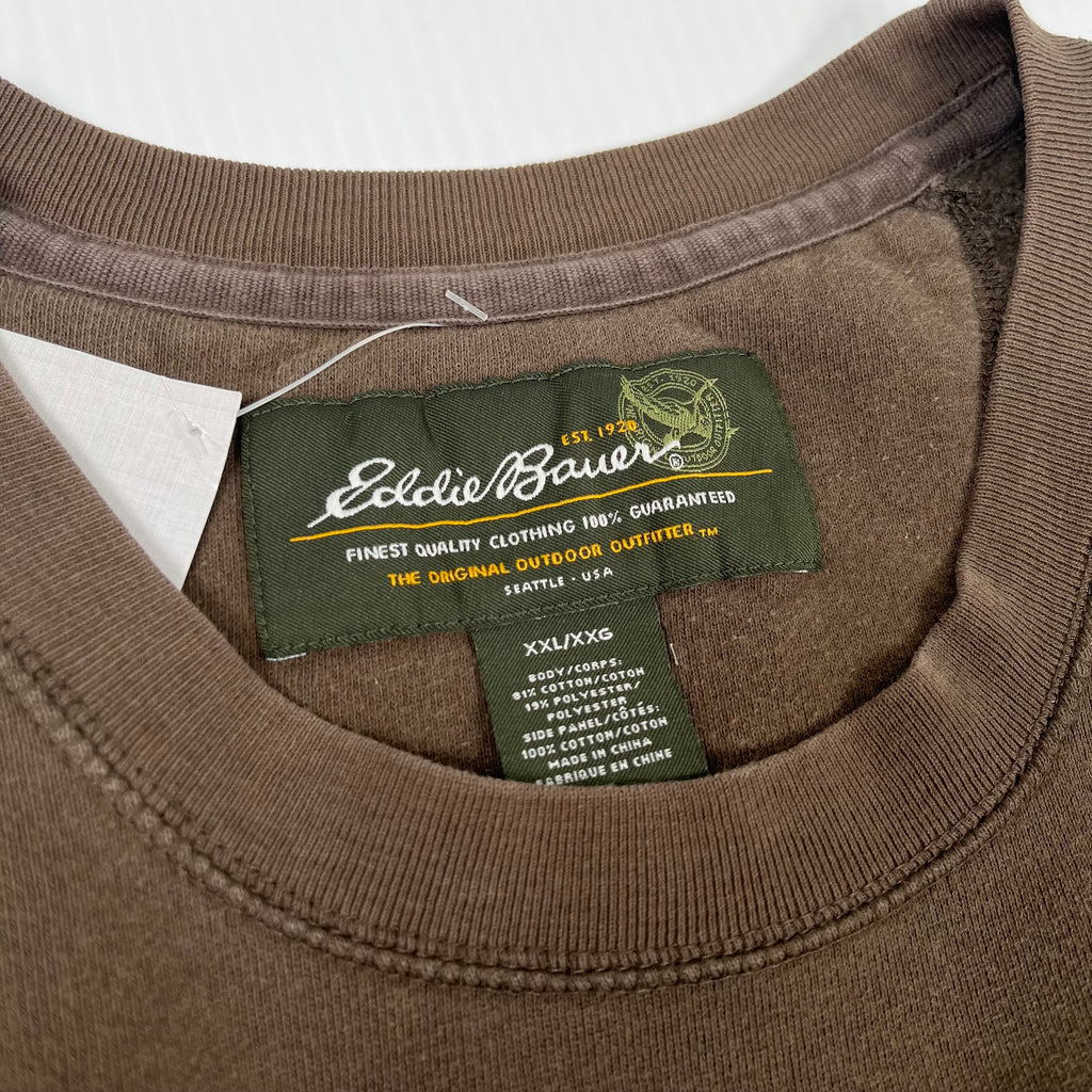 Eddie Bauer Heavyweight Blank Crewneck XXL