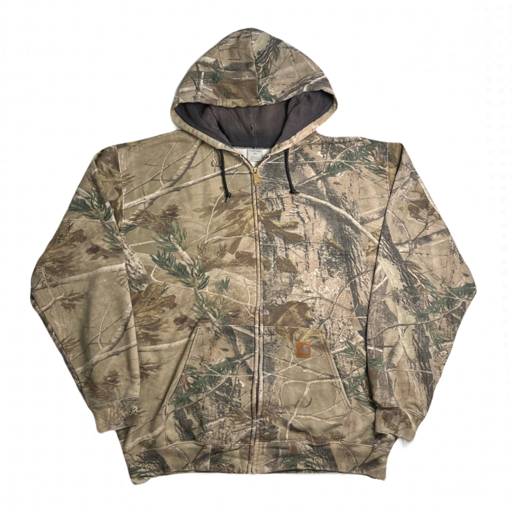 Vintage Carhartt Real Tree Zip Hoodie XL