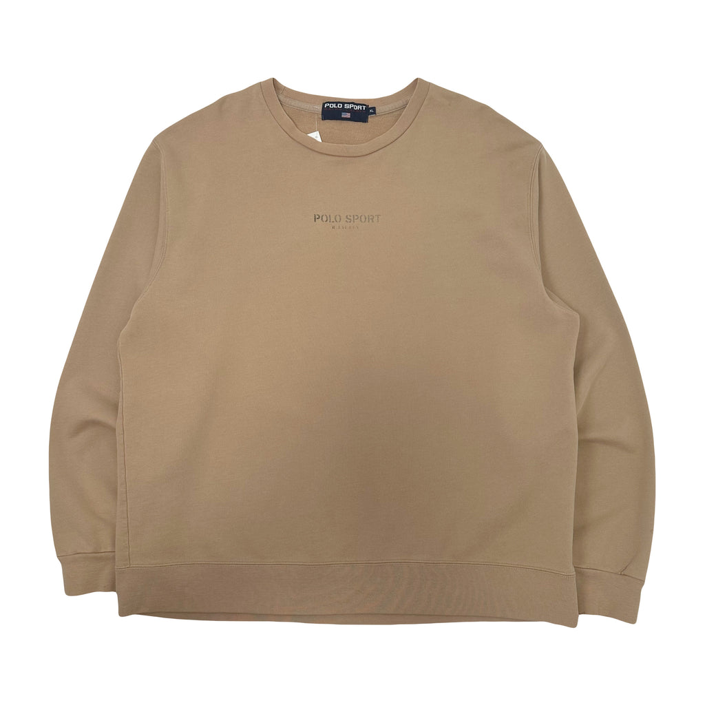 Vintage Polo Sport Beige Crewneck XL