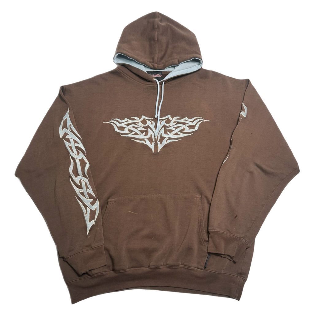 Y2K Sapphire Lounge Embroidered Hoodie XXL