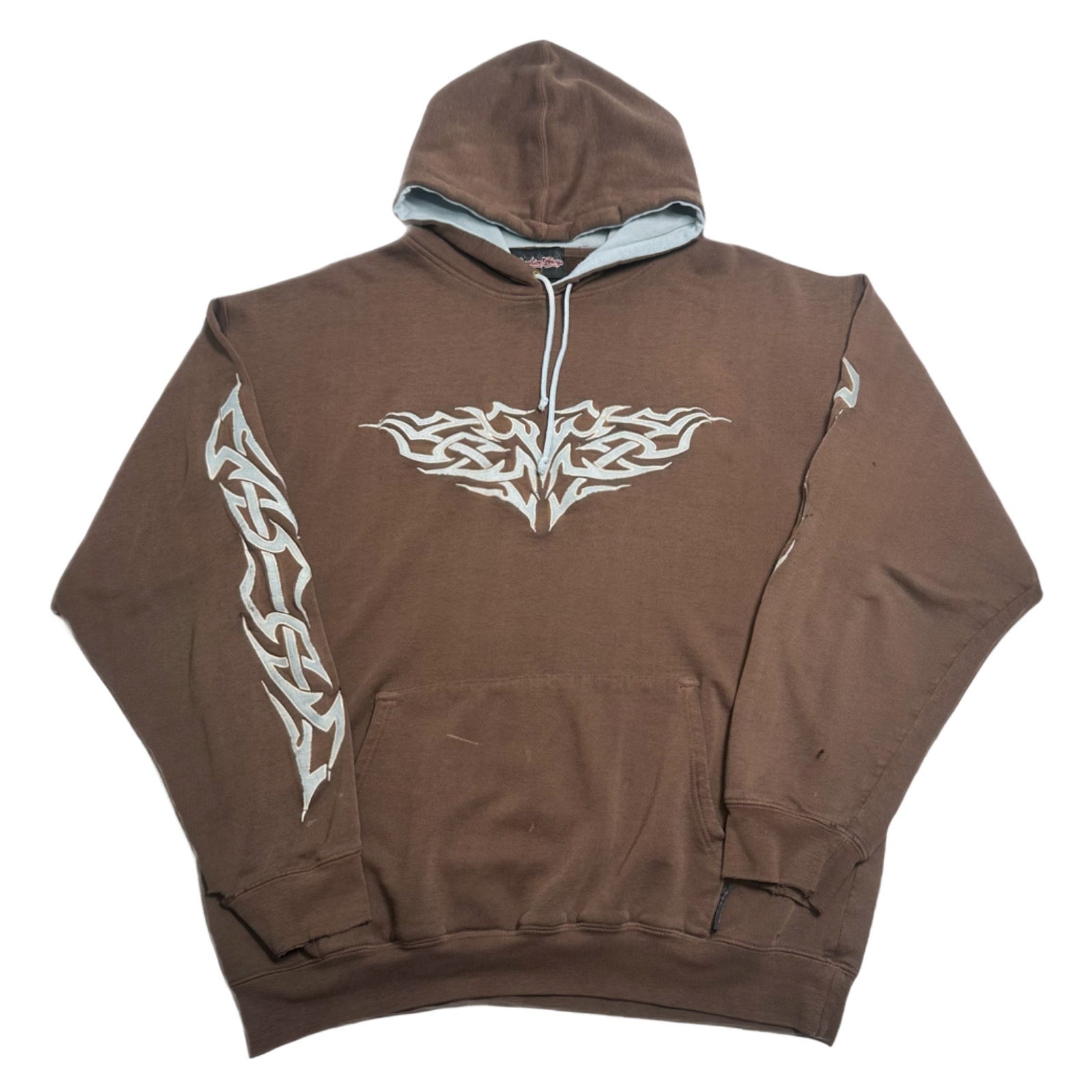 Y2K Sapphire Lounge Embroidered Hoodie XXL