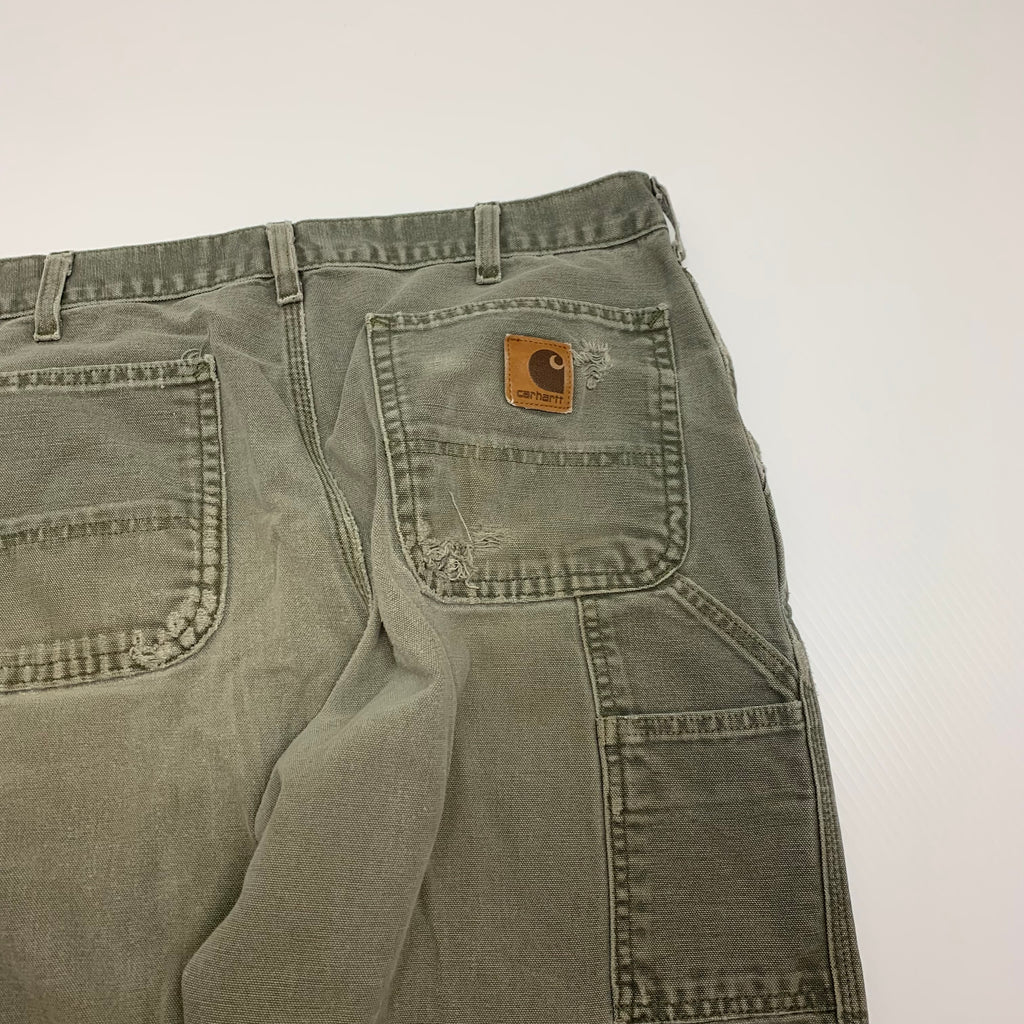 Carhartt Olive Carpenter Pants 34x32
