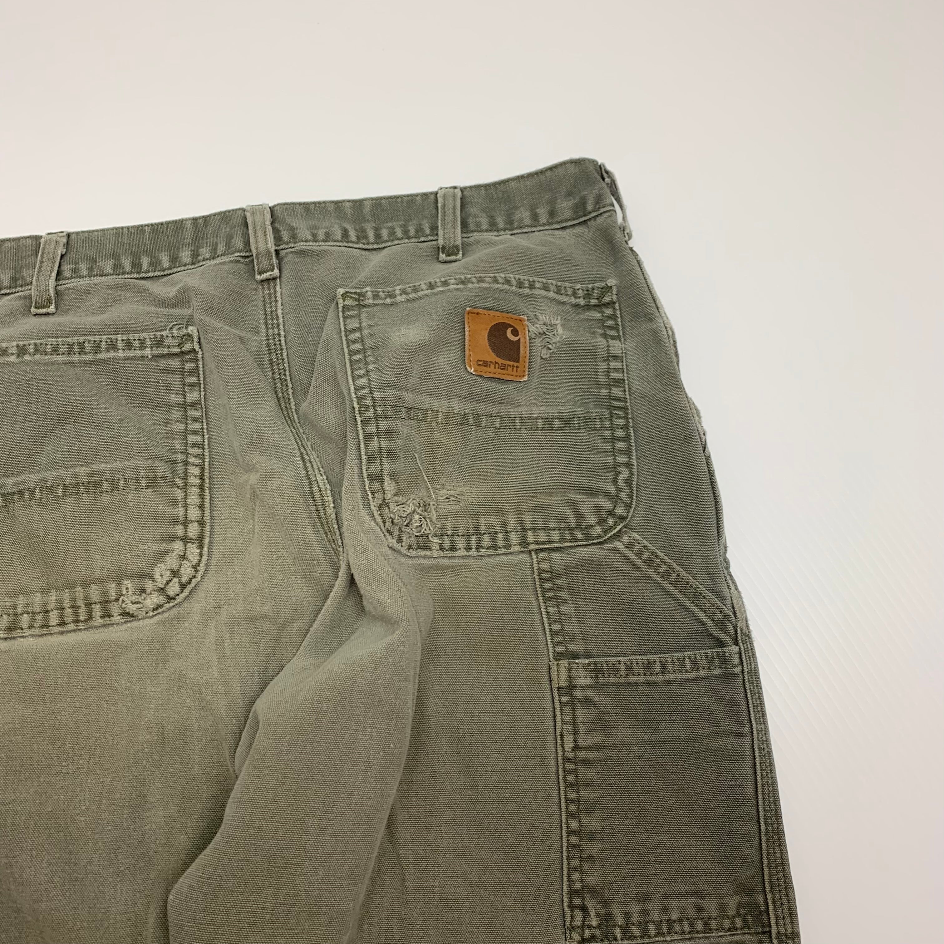 Carhartt Olive Carpenter Pants 34x32