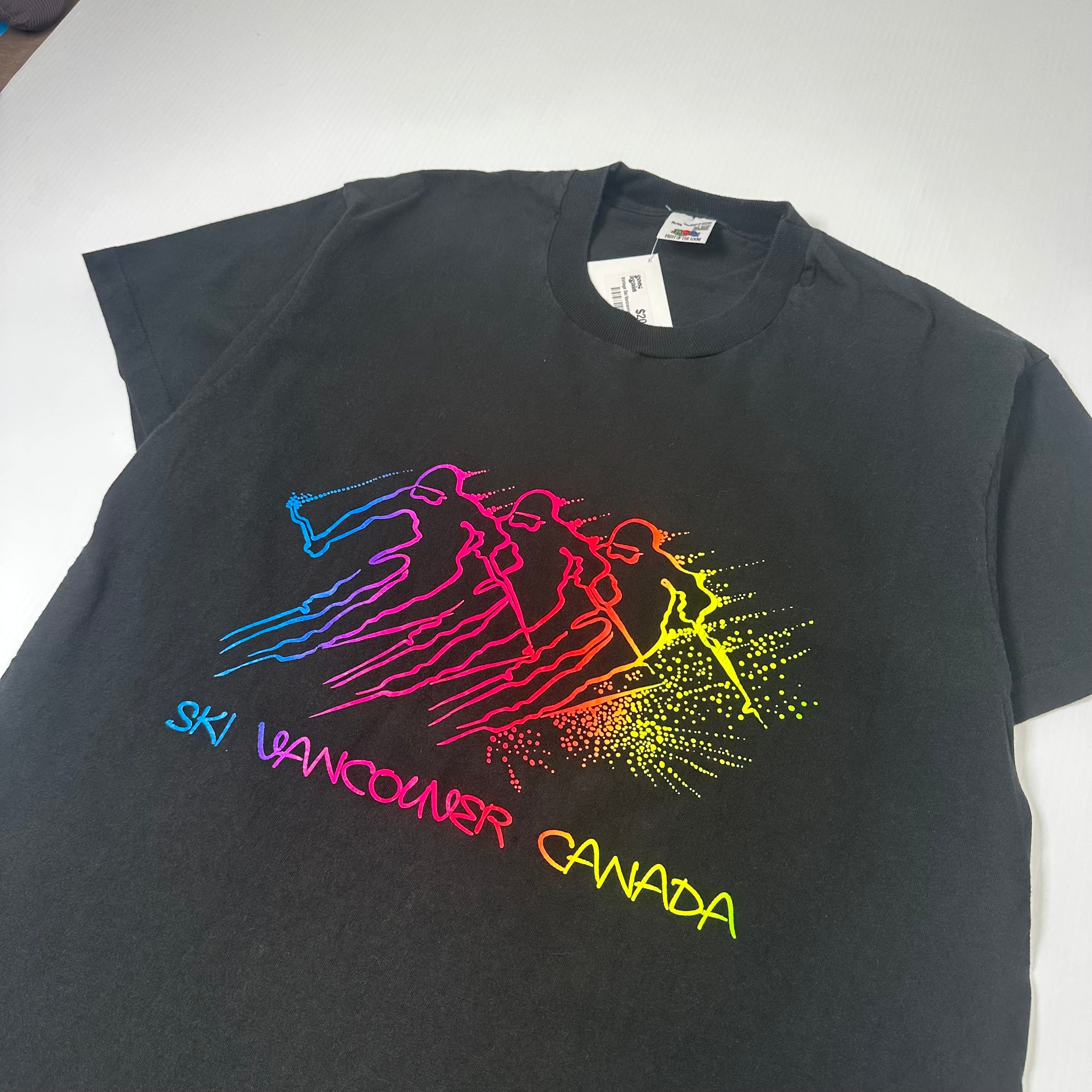 Vintage Ski Vancouver Canada Graphic Tee XL