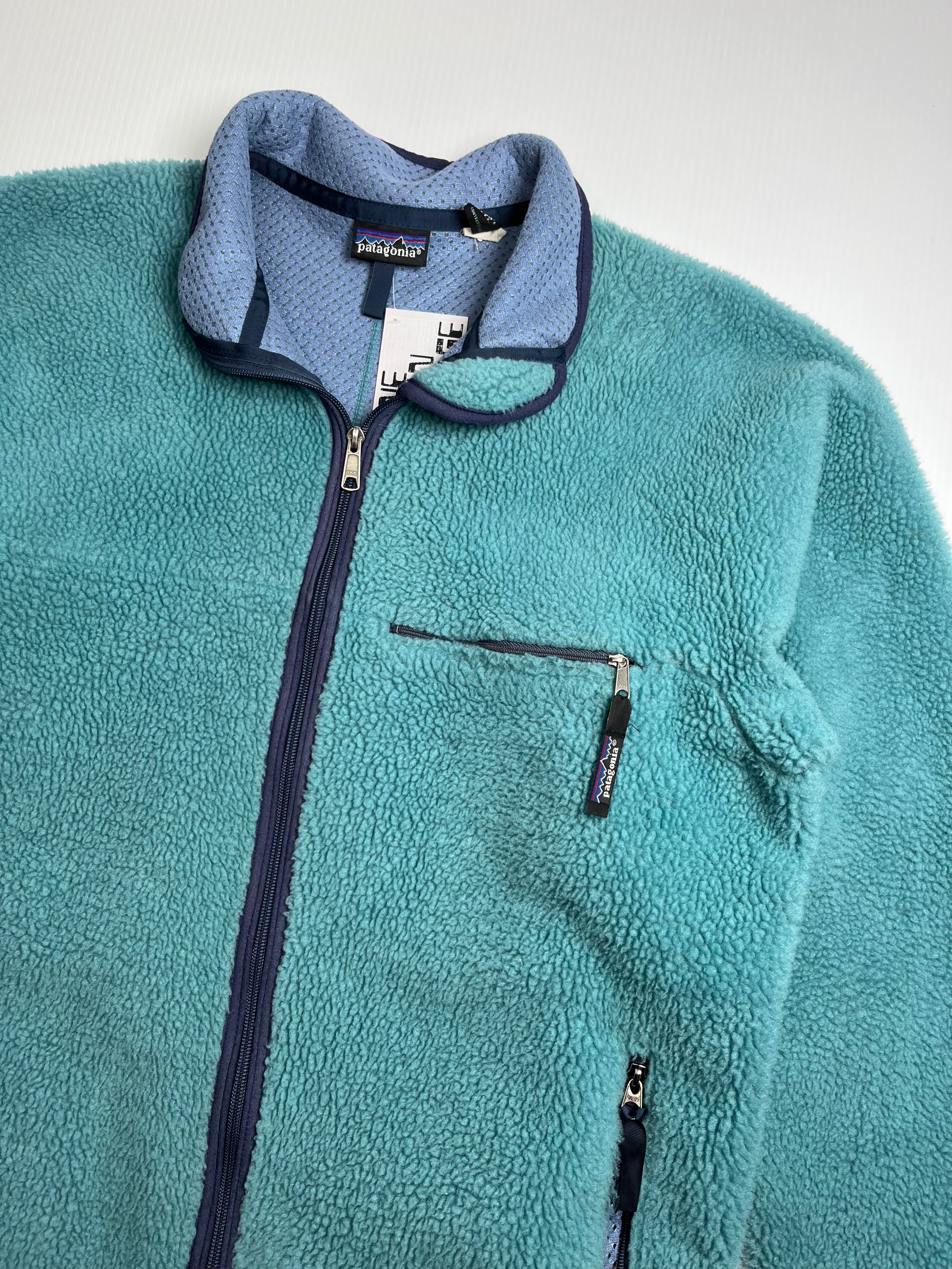90s Patagonia Deep Pile Fleece Full Zip Jacket XL