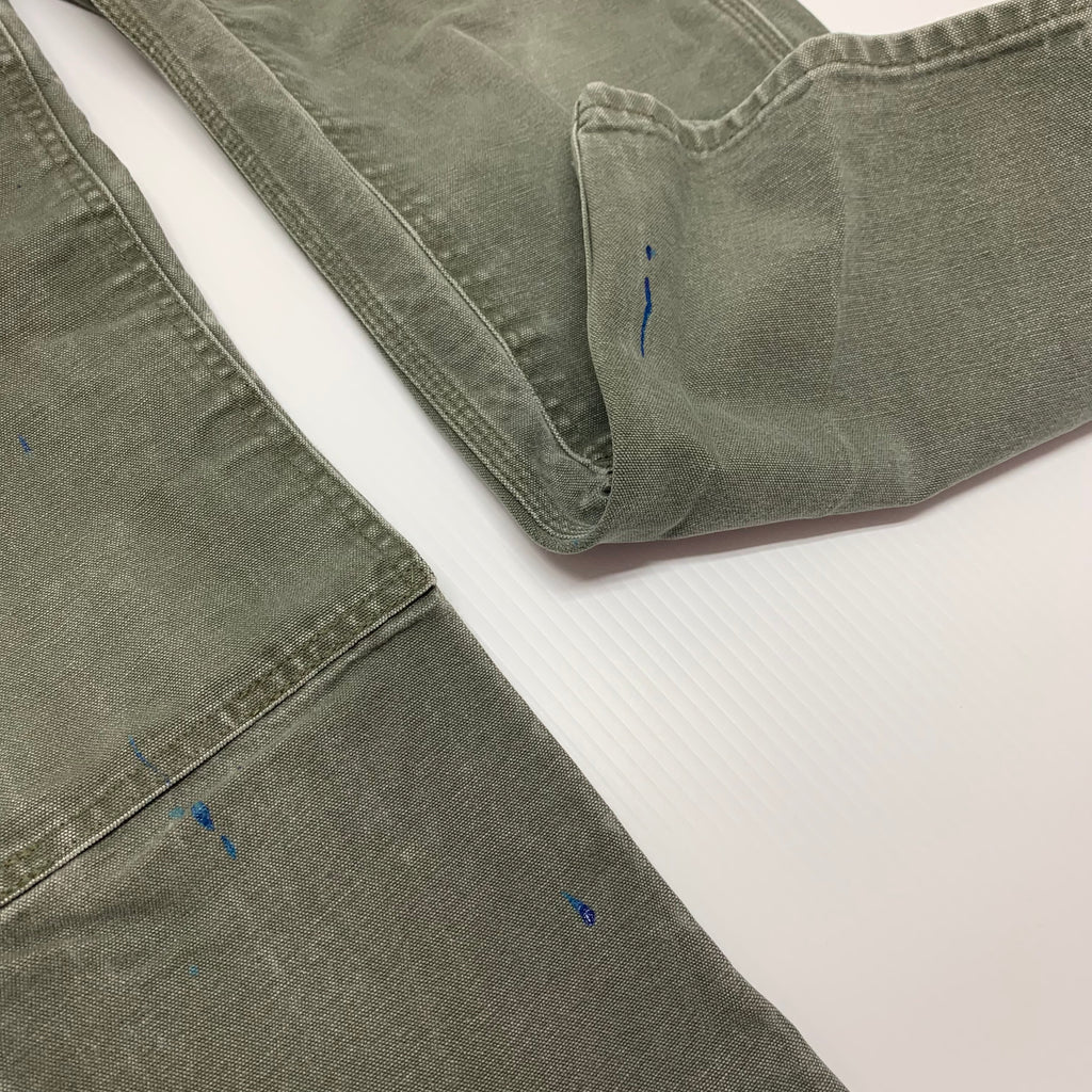 Carhartt Olive Double Knee Denim 34x30
