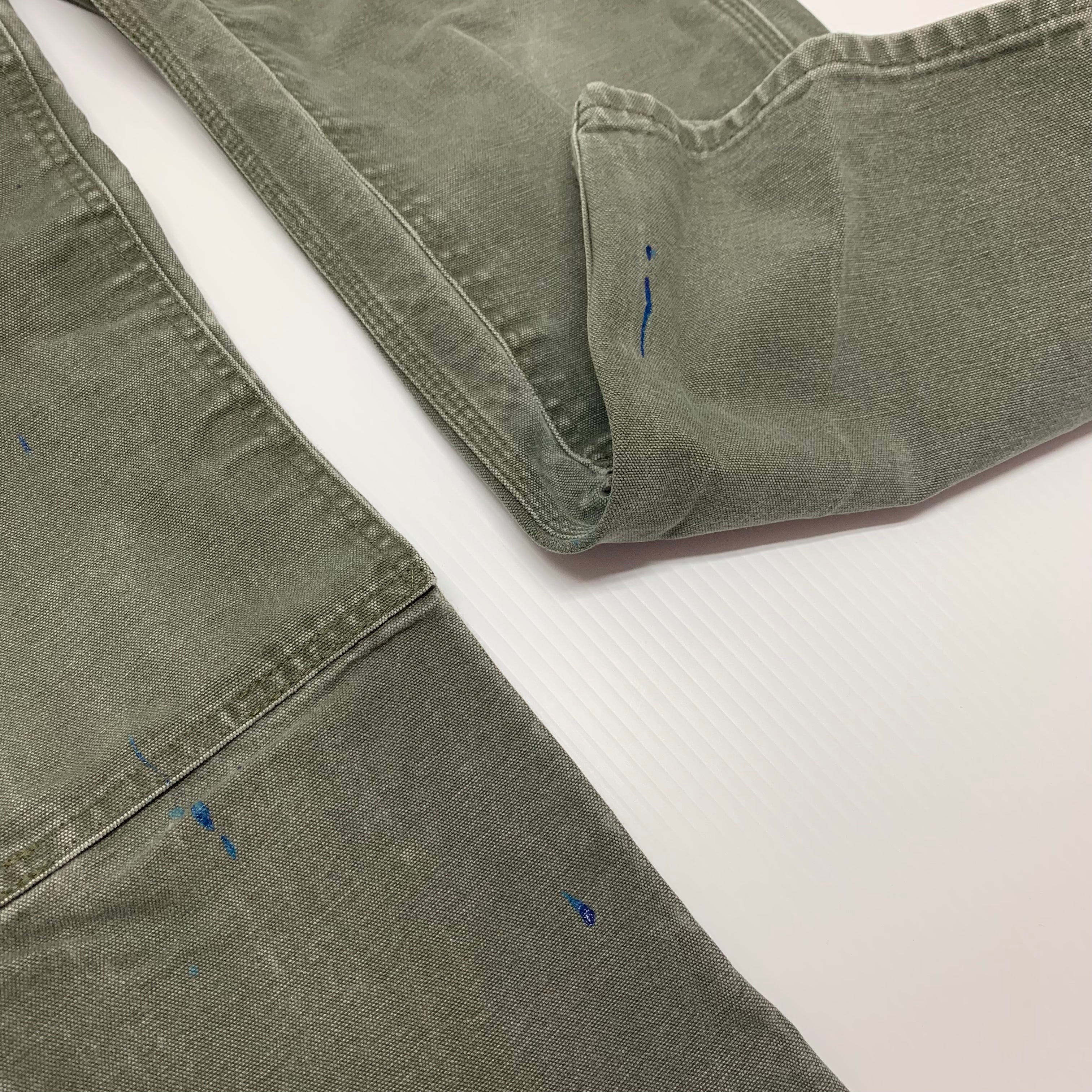 Carhartt Olive Double Knee Denim 34x30