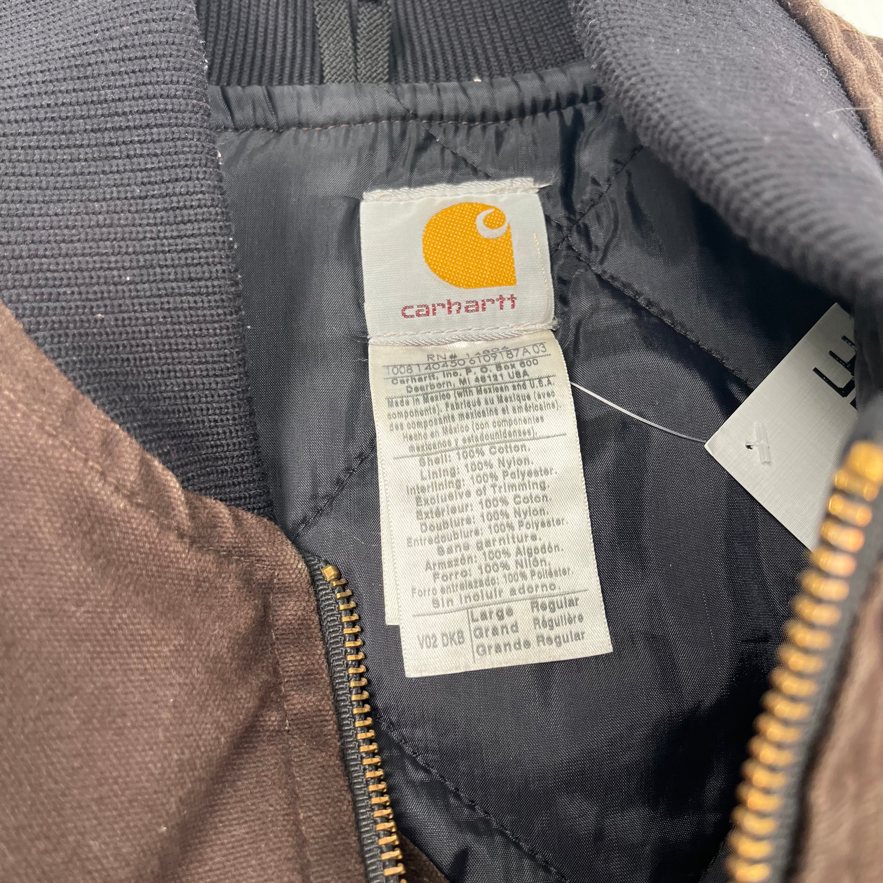 Vintage Carhartt Quilted Work Vest L