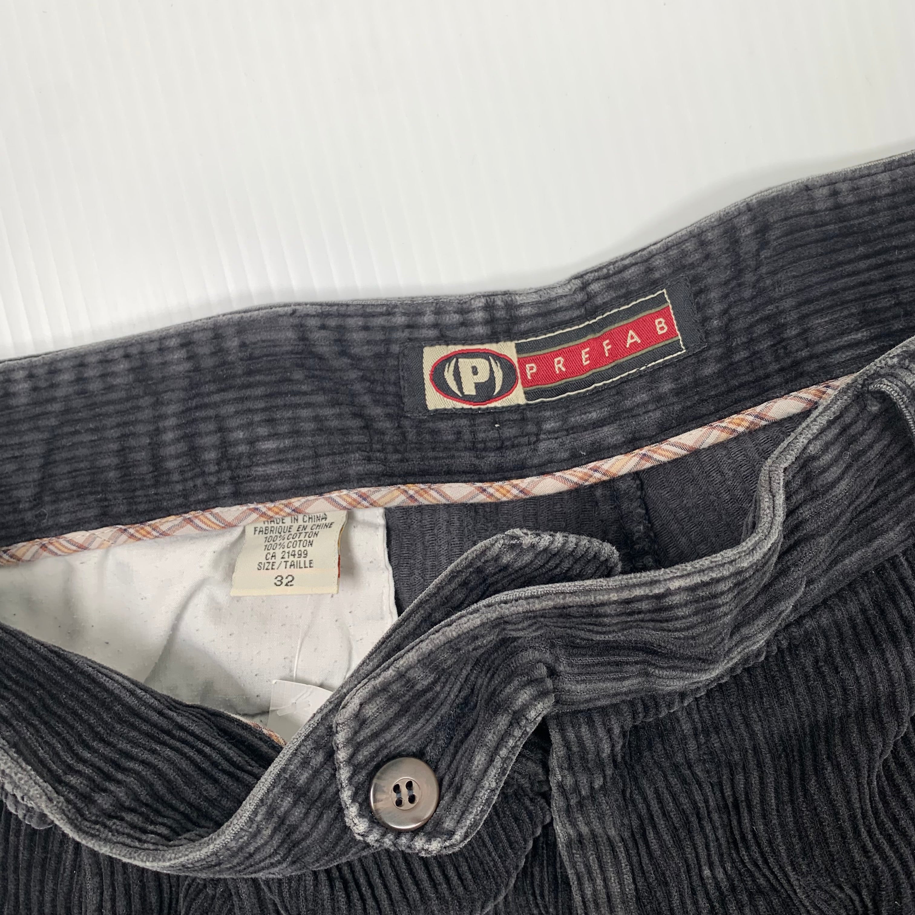Vintage Prefab Corduroy Pants 32