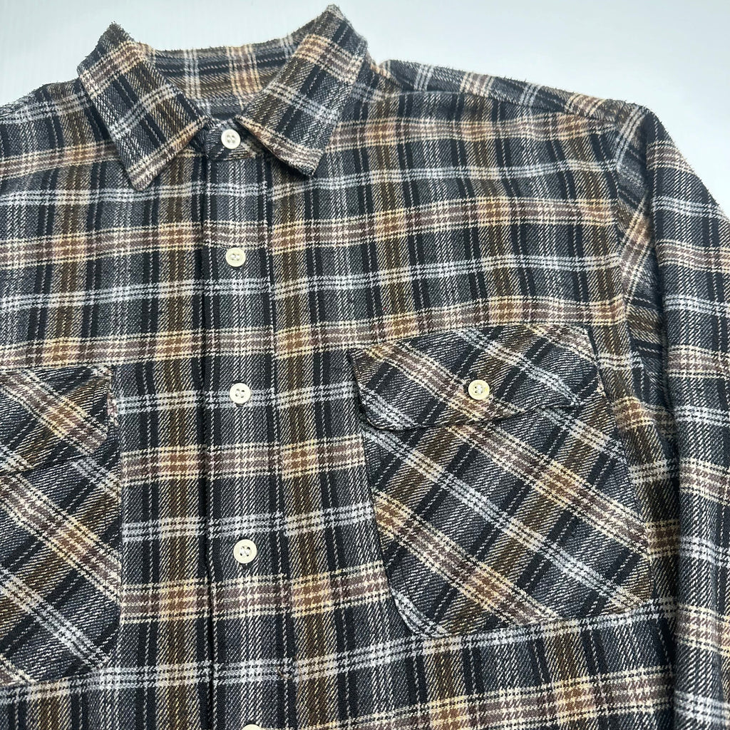 Roger Martin Plaid Flannel Shirt L
