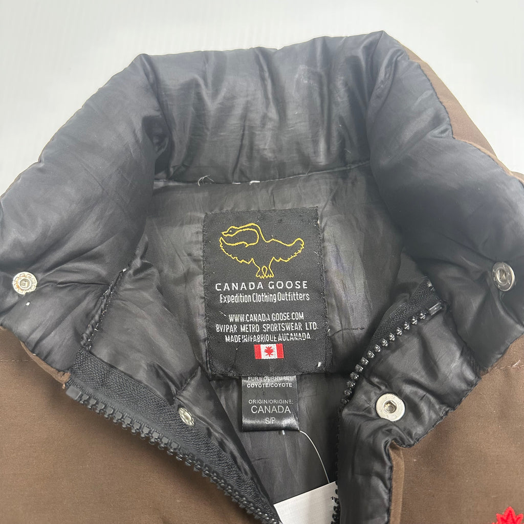 Vintage Canada Goose Down Filled Puffer Vest S