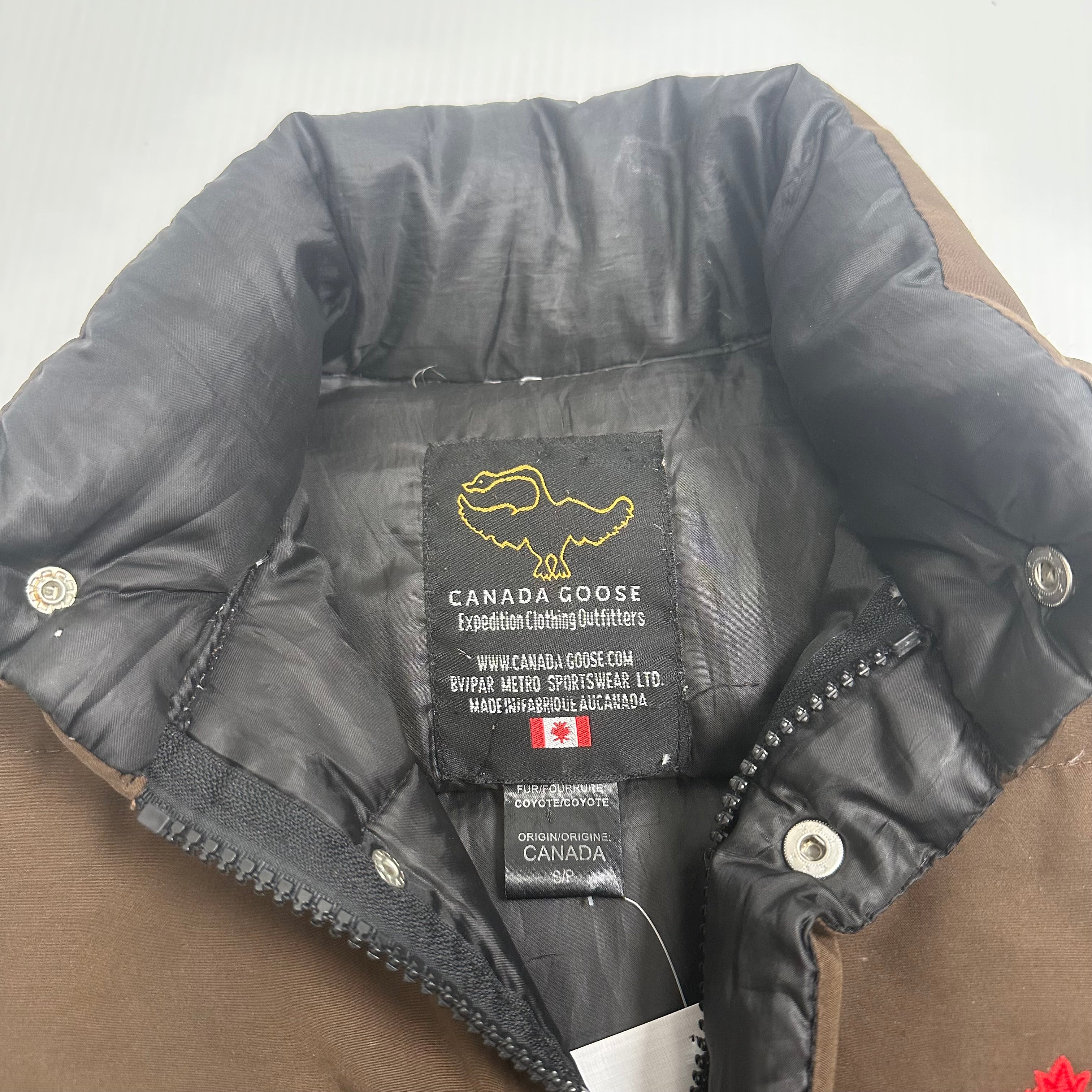 Vintage Canada Goose Down Filled Puffer Vest S