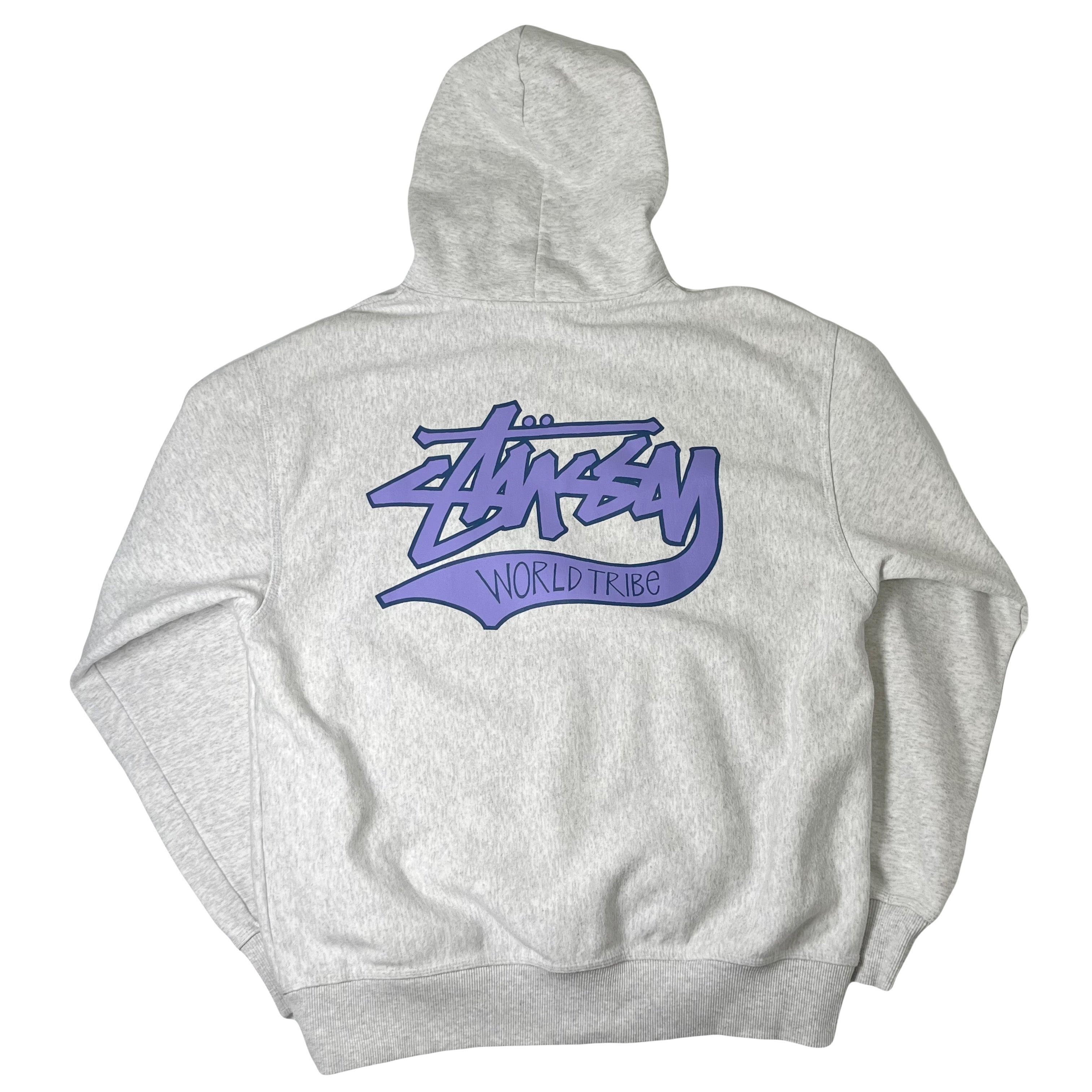 Stussy World Tribe Heavyweight Hoodie L