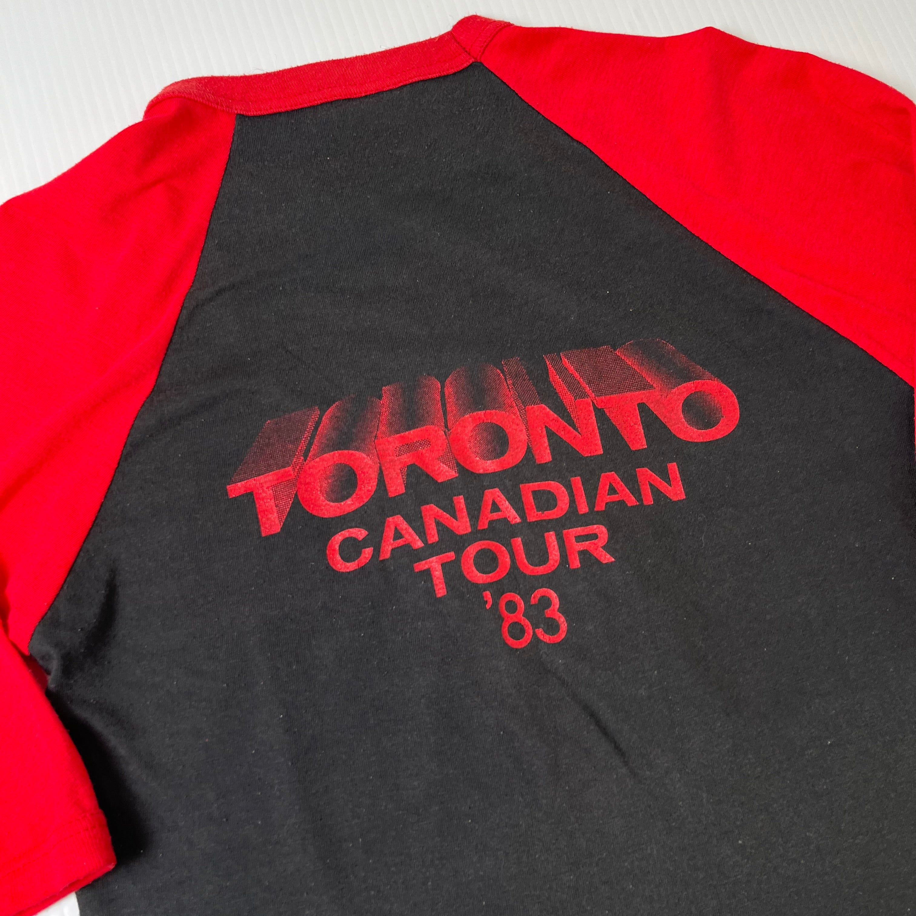 1983 Toronto Band Canadian Tour Raglan Shirt S