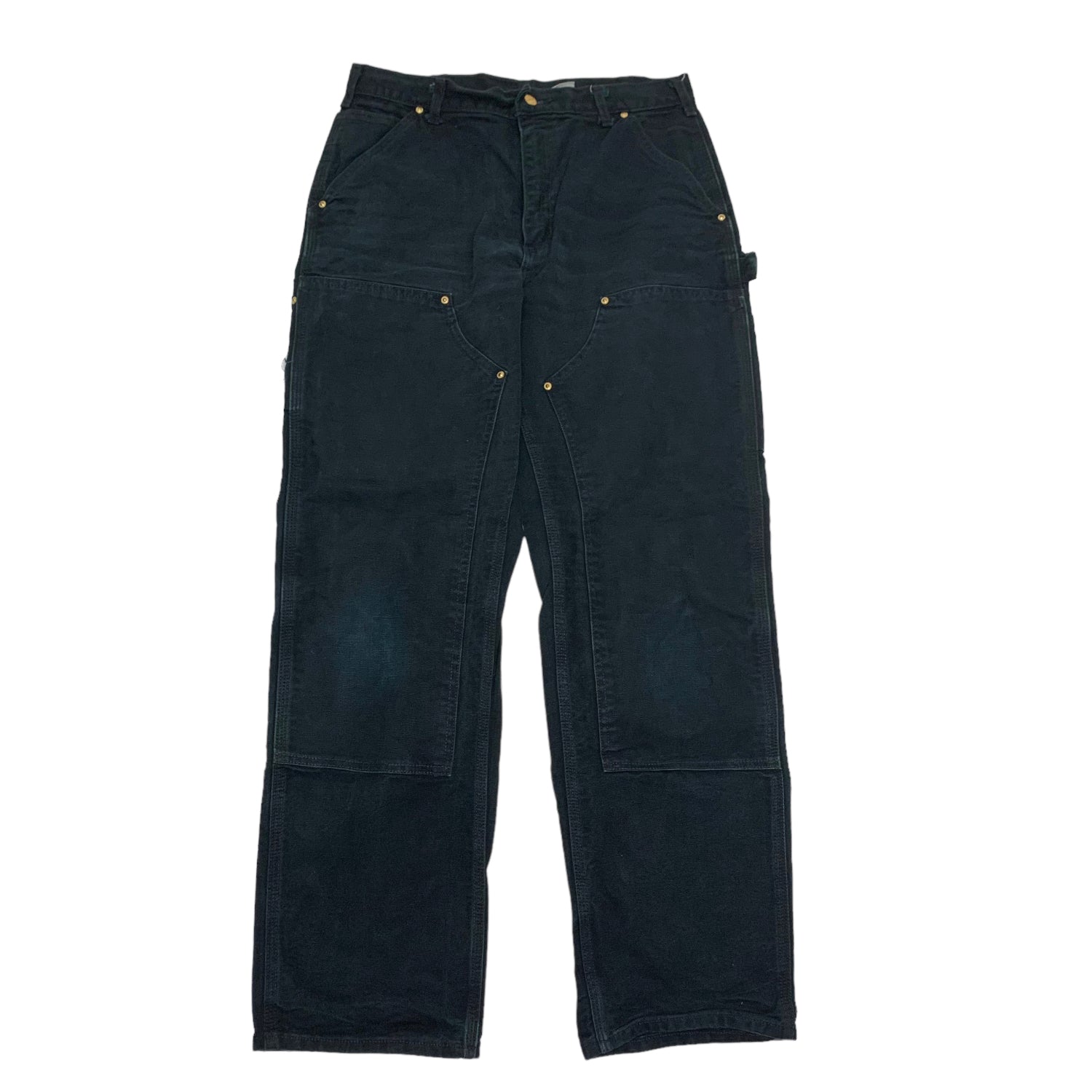 Carhartt Black Double Knee Denim 32x32 1013