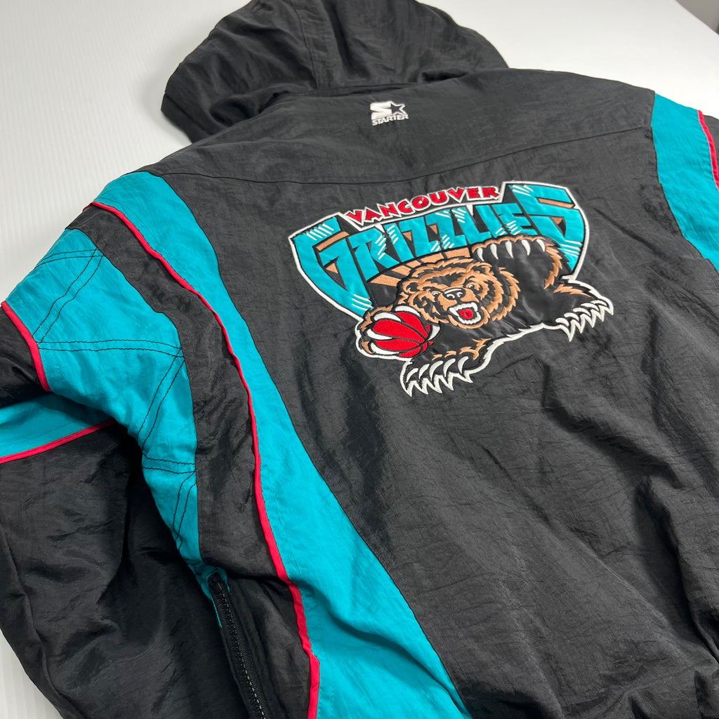 Vintage Starter Vancouver Grizzlies Puffer Jacket L
