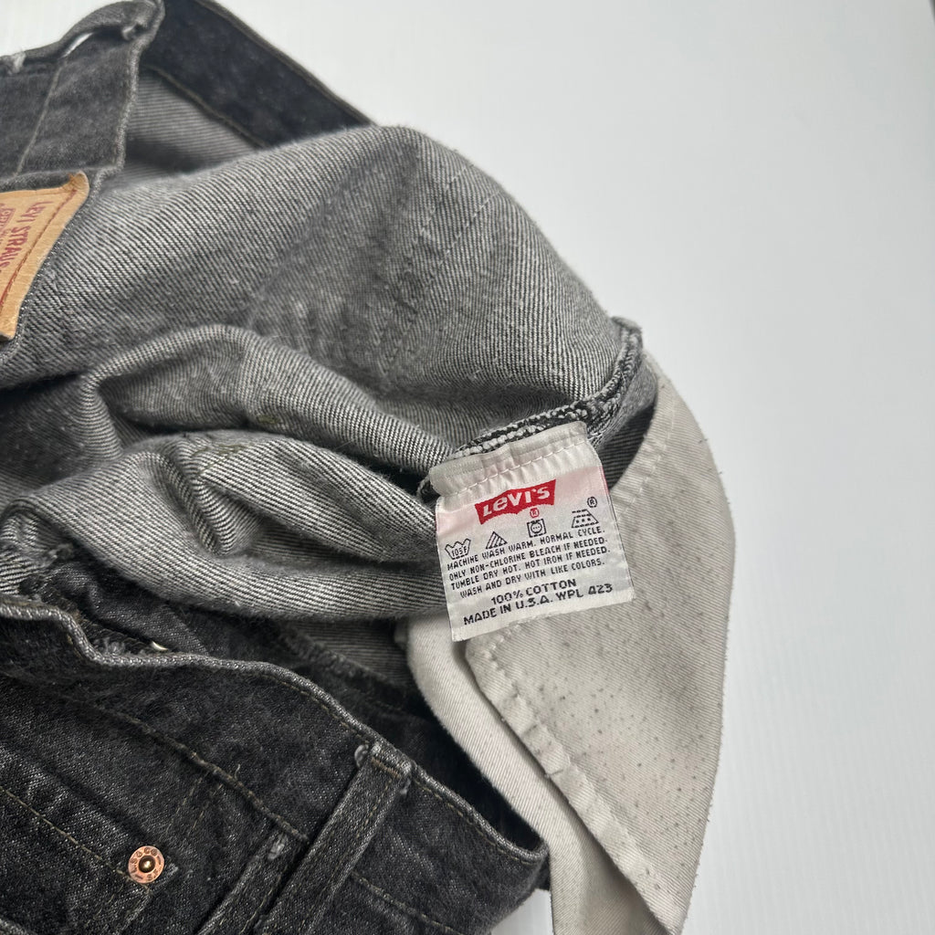 Vintage Levi's 501 Reworked Military Camo Cargo Pocket Denim 32