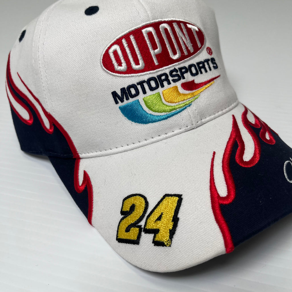 Chase Authentics NASCAR Du Pont Flames Velcro Hat