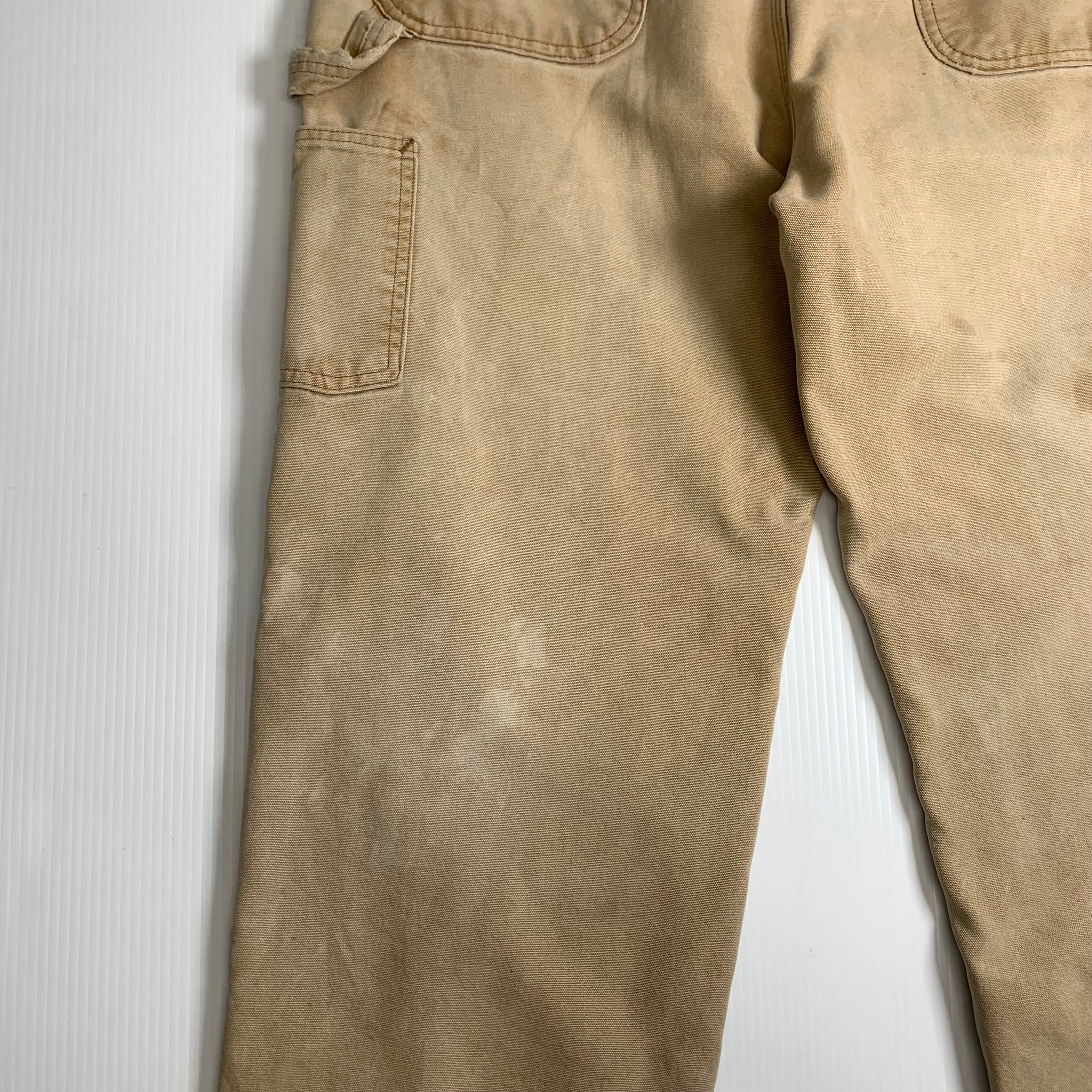 Vintage Carhartt Blanket Lined Faded Carpenter Pants 38