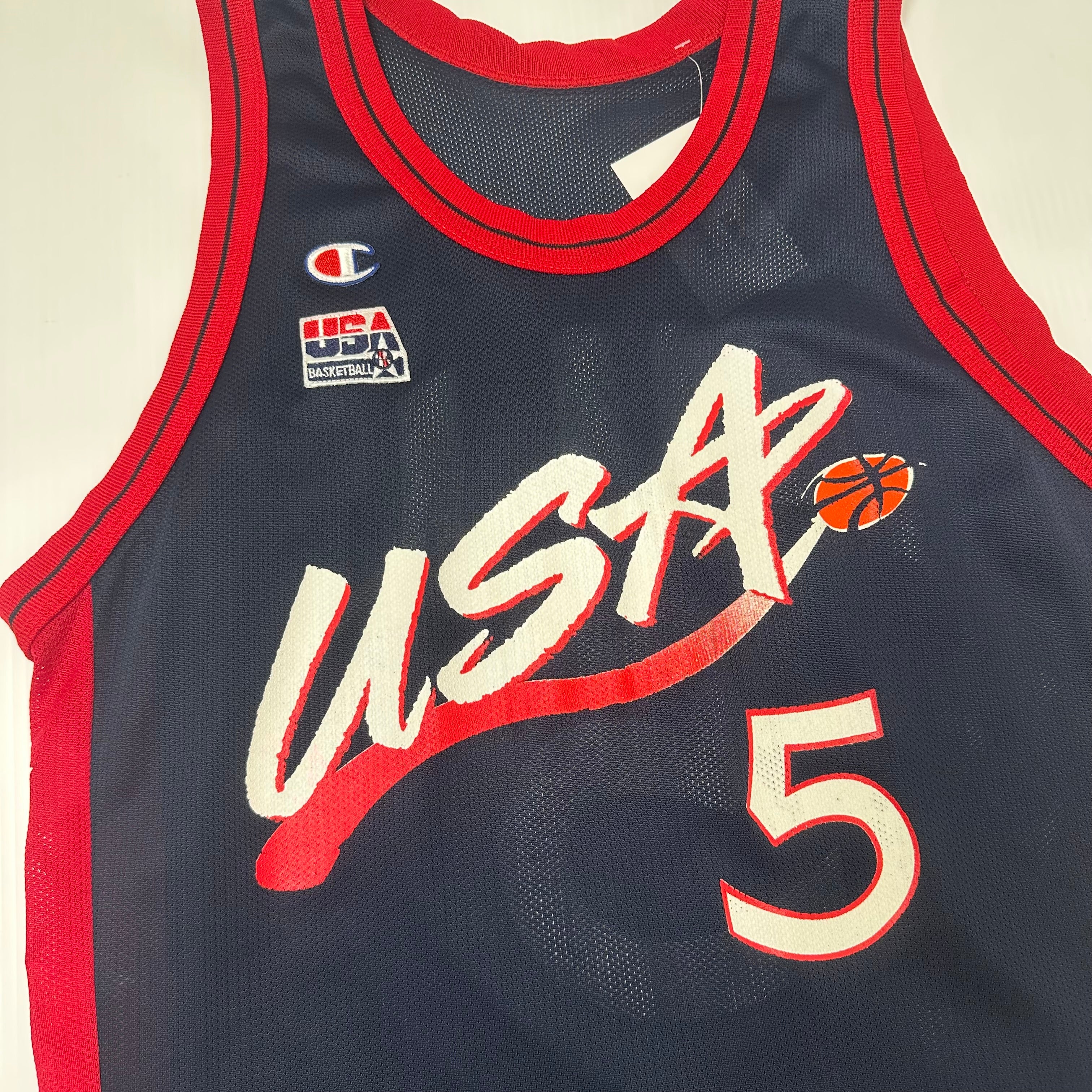 Vintage Champion Team USA #5 Hill Jersey 44