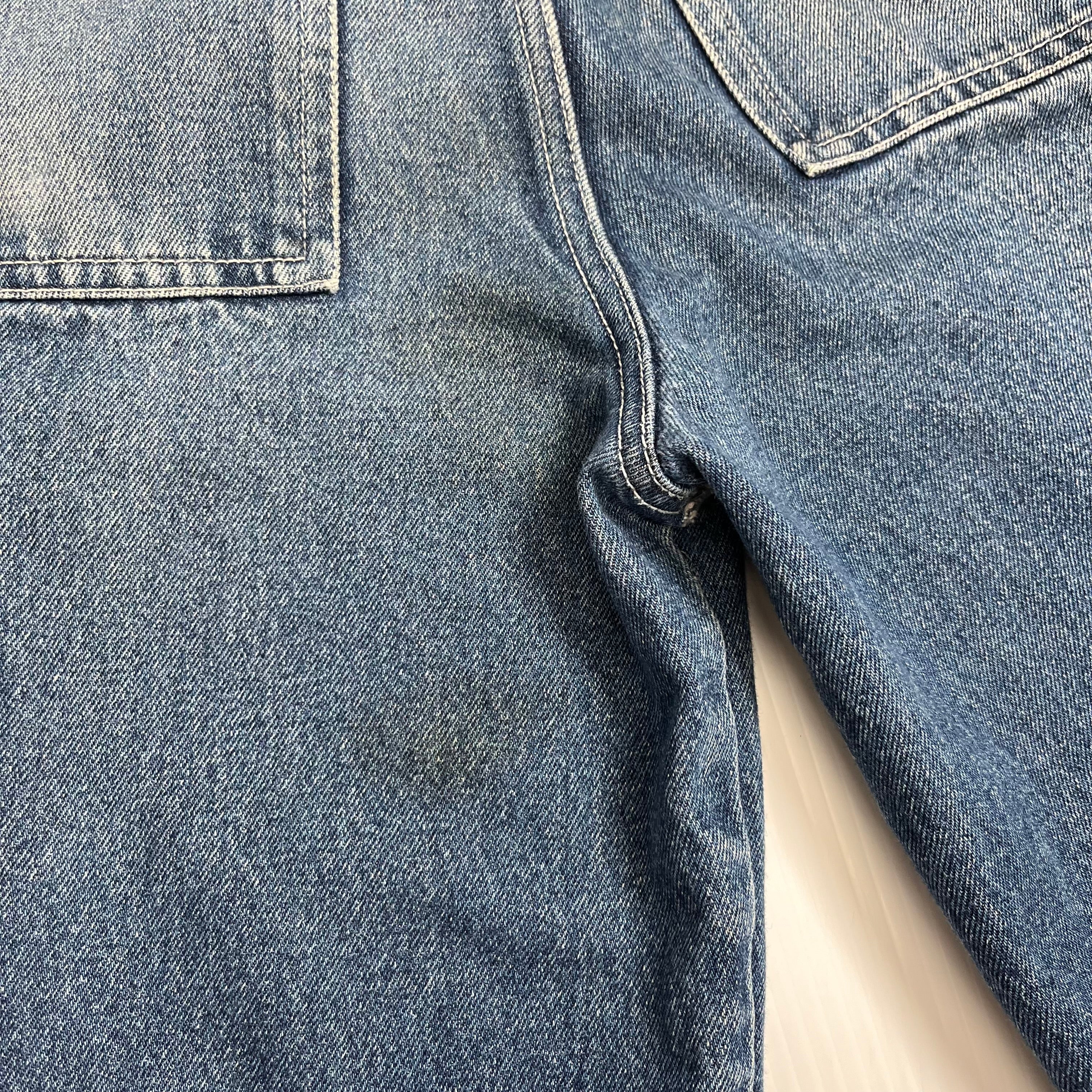 Clench Jeans Baggy Cargo Denim Shorts 32