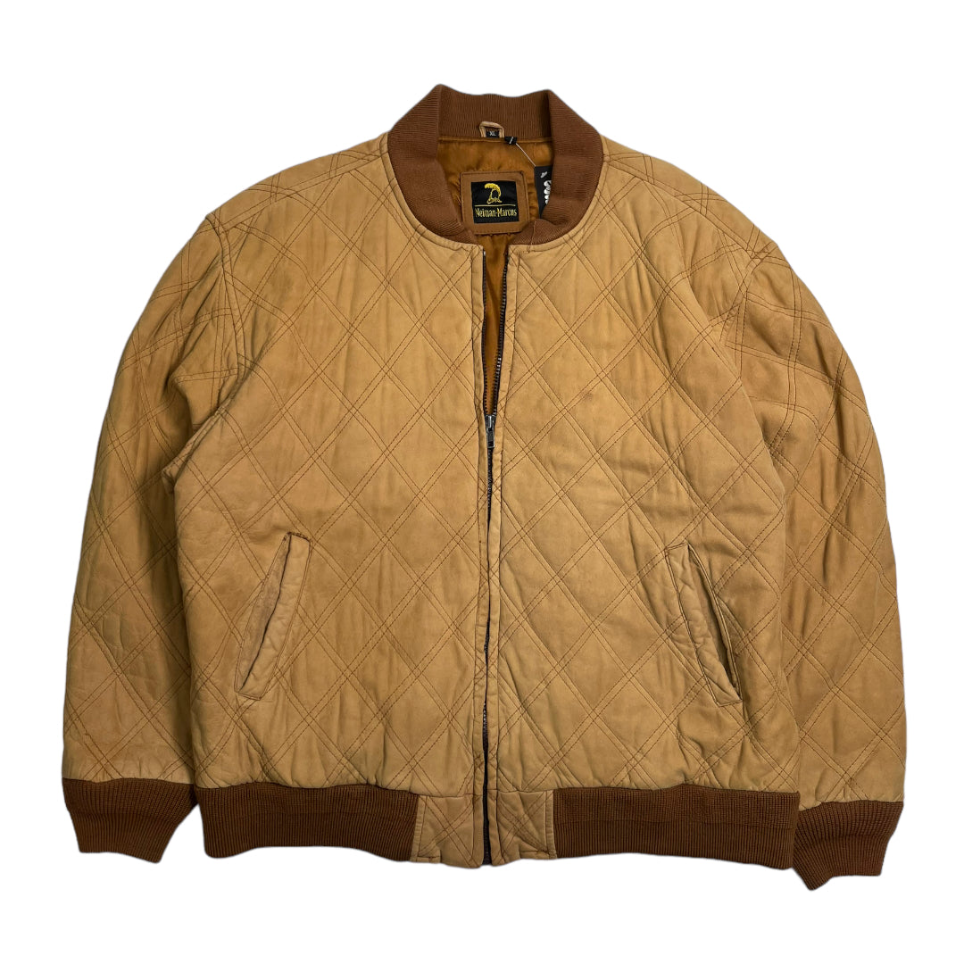 Vintage Neiman-Marcus Quilted Bomber Jacket XL