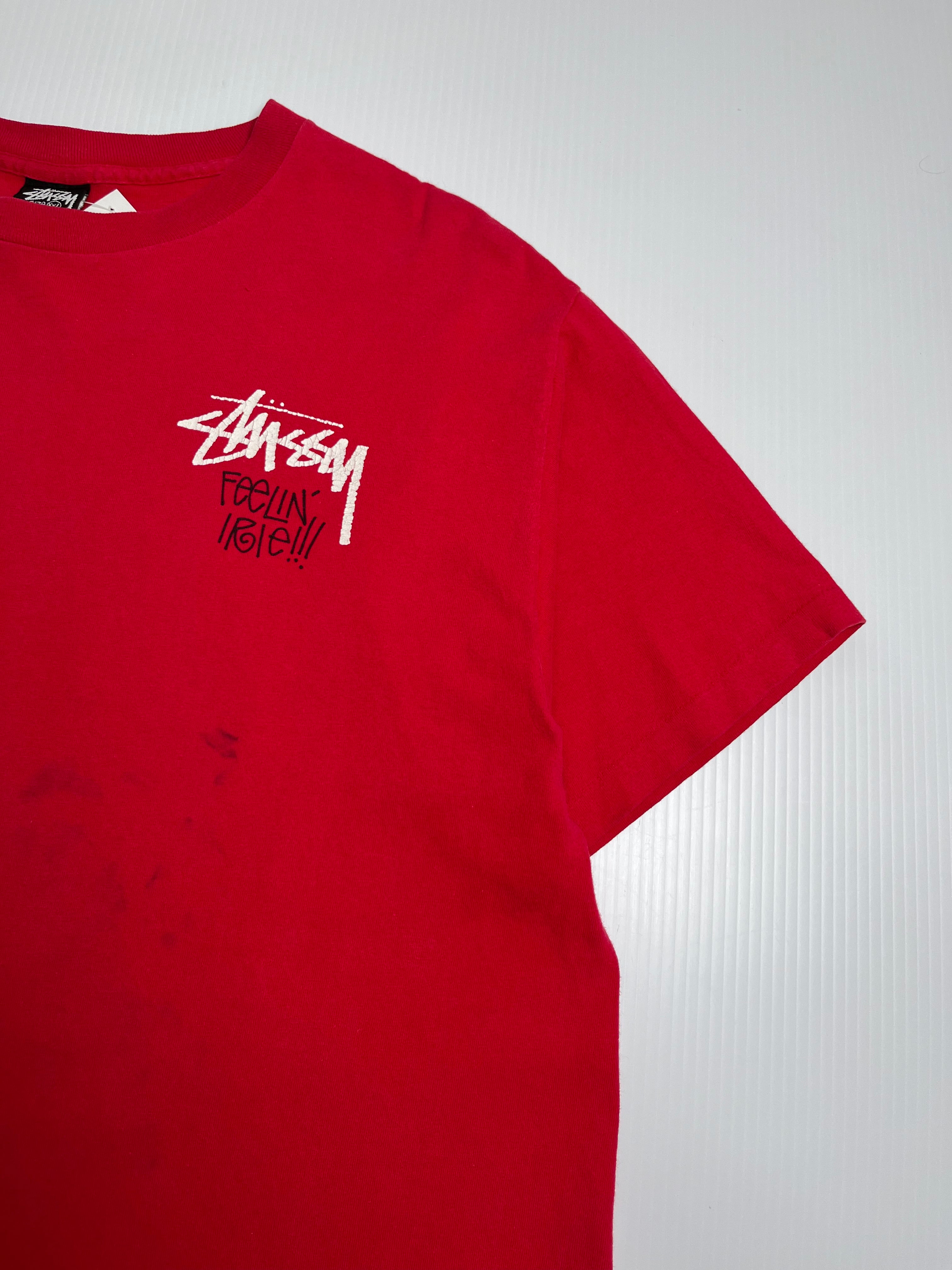 Vintage Stussy Feelin' Irie Graphic Tee L