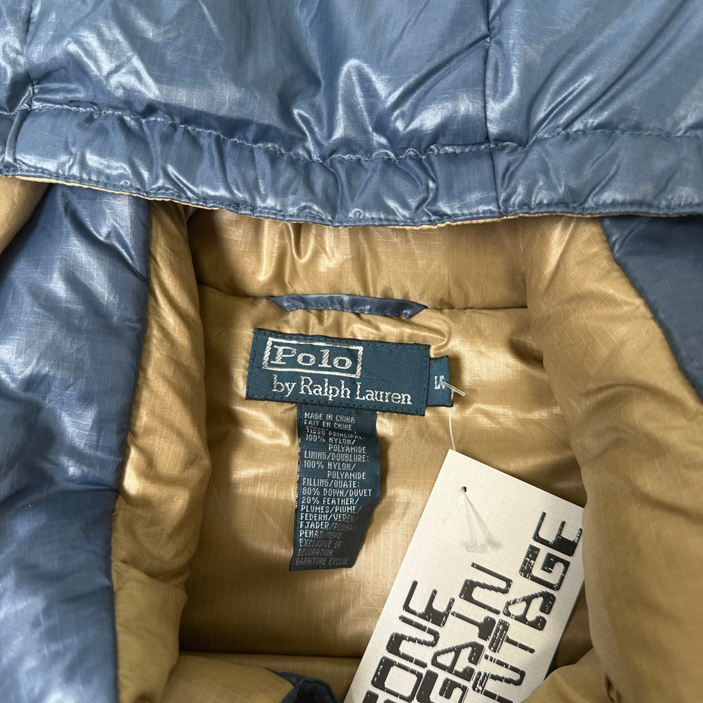 Vintage Polo Ralph Lauren Hooded Puffer Vest L