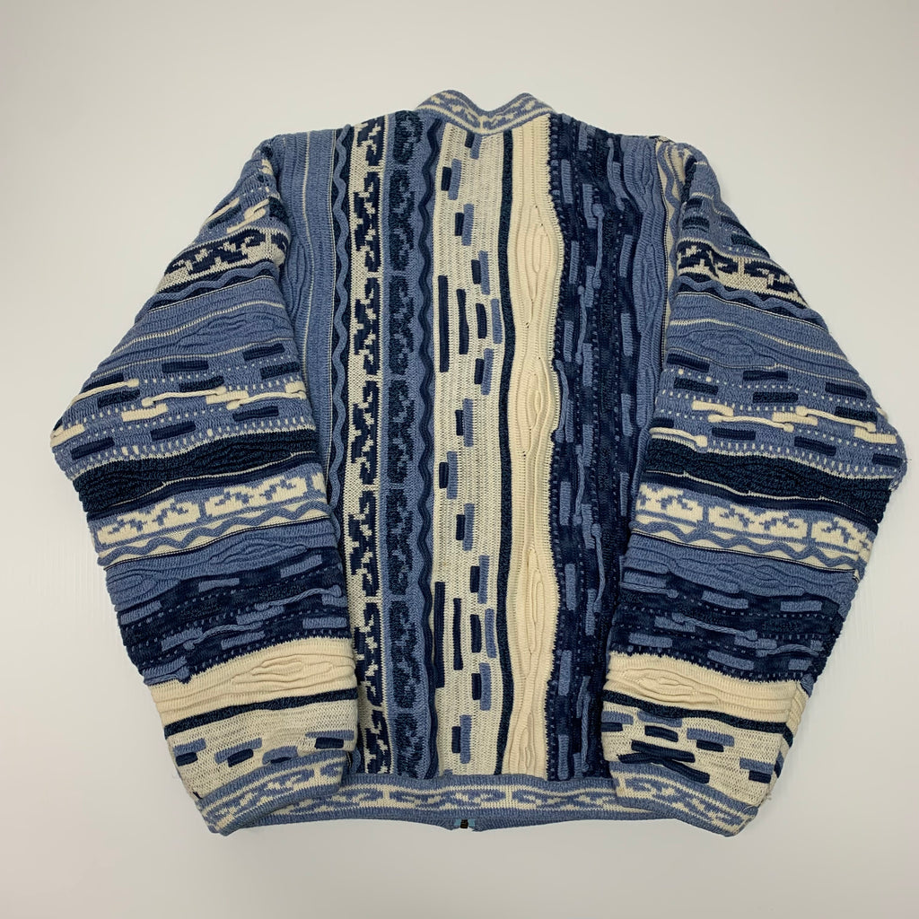 Vintage Tundra Coogi-Style Zip Jacket XL