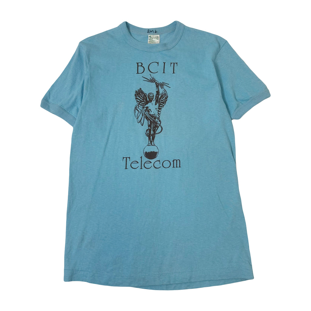 80s BCIT Telecom Graphic Tee M