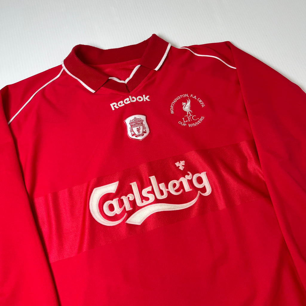 1996 Reebok Liverpool FA Cup Winners Michael Owen Jersey XL