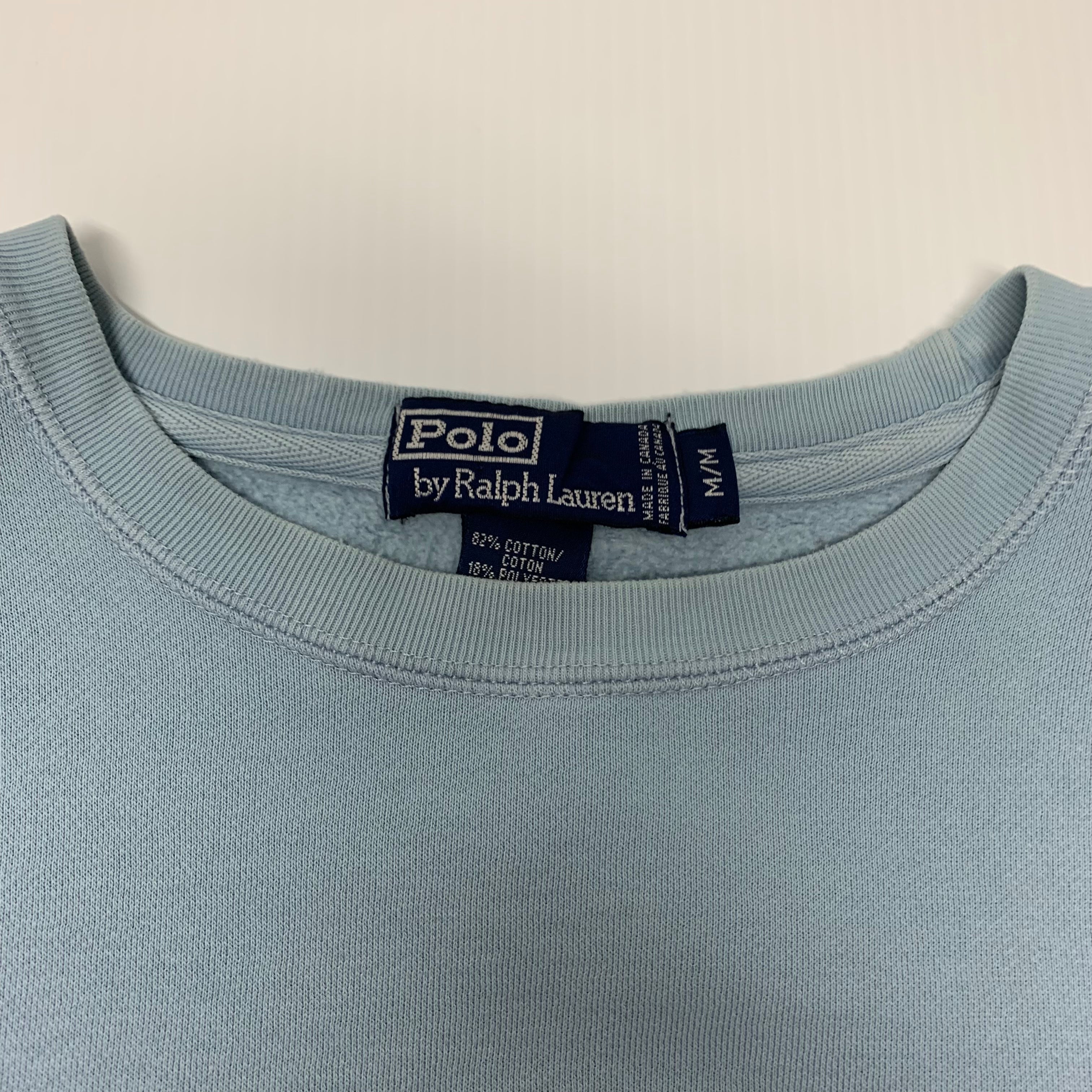 Baby Blue Polo Crewneck M