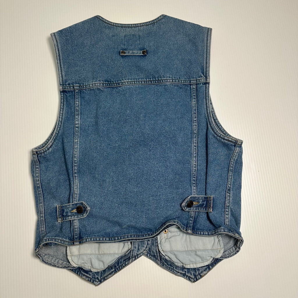 Vintage Liz Wear Denim Vest Women's M