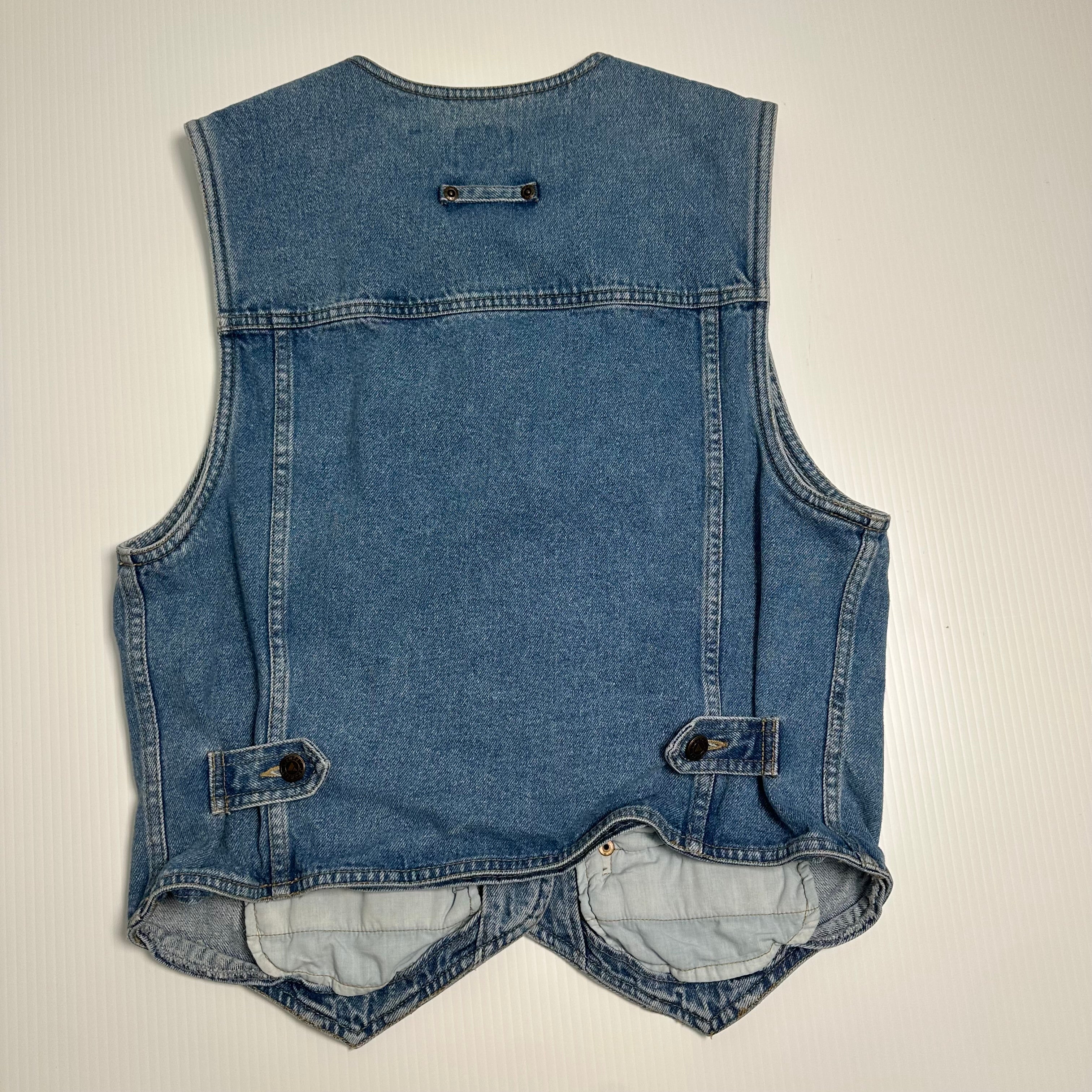 Vintage Liz Wear Denim Vest Women's M