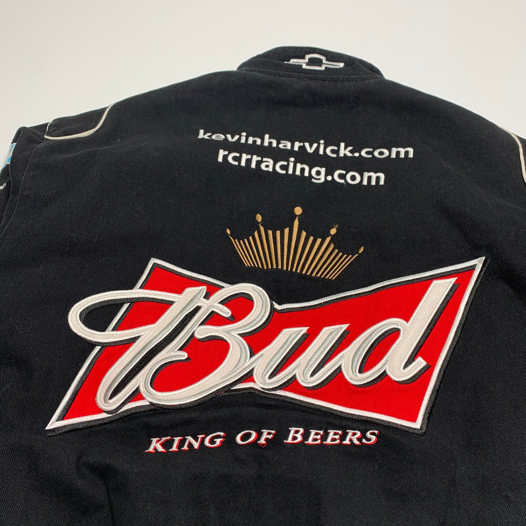 Vintage Jeff Hamilton Budweiser Racing Jacket XL