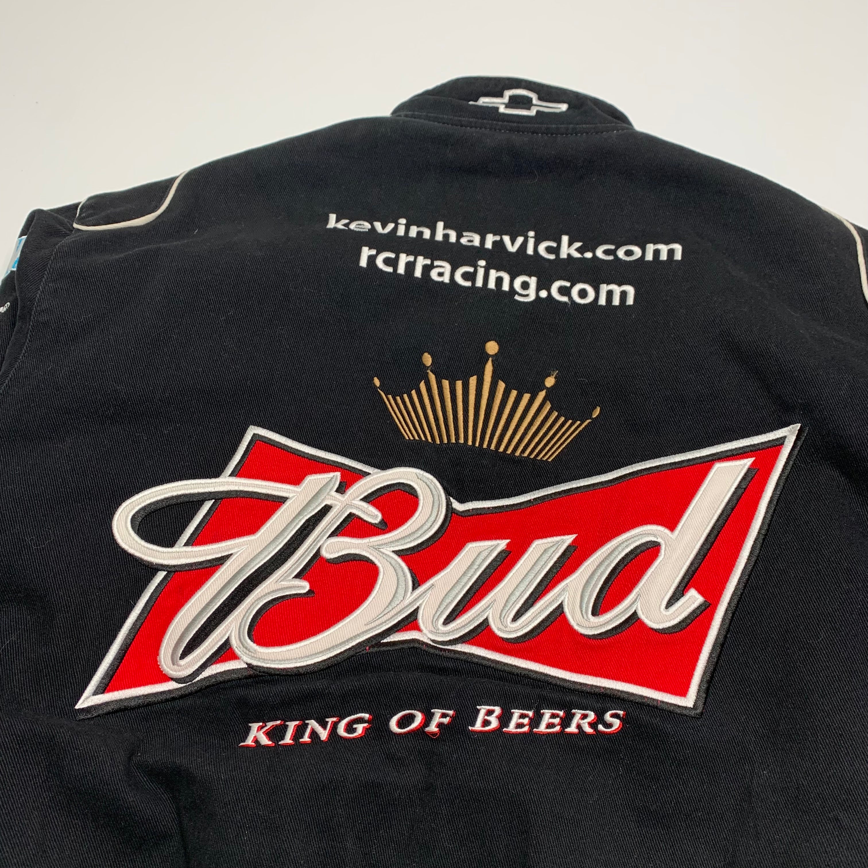 Vintage Jeff Hamilton Budweiser Racing Jacket XL