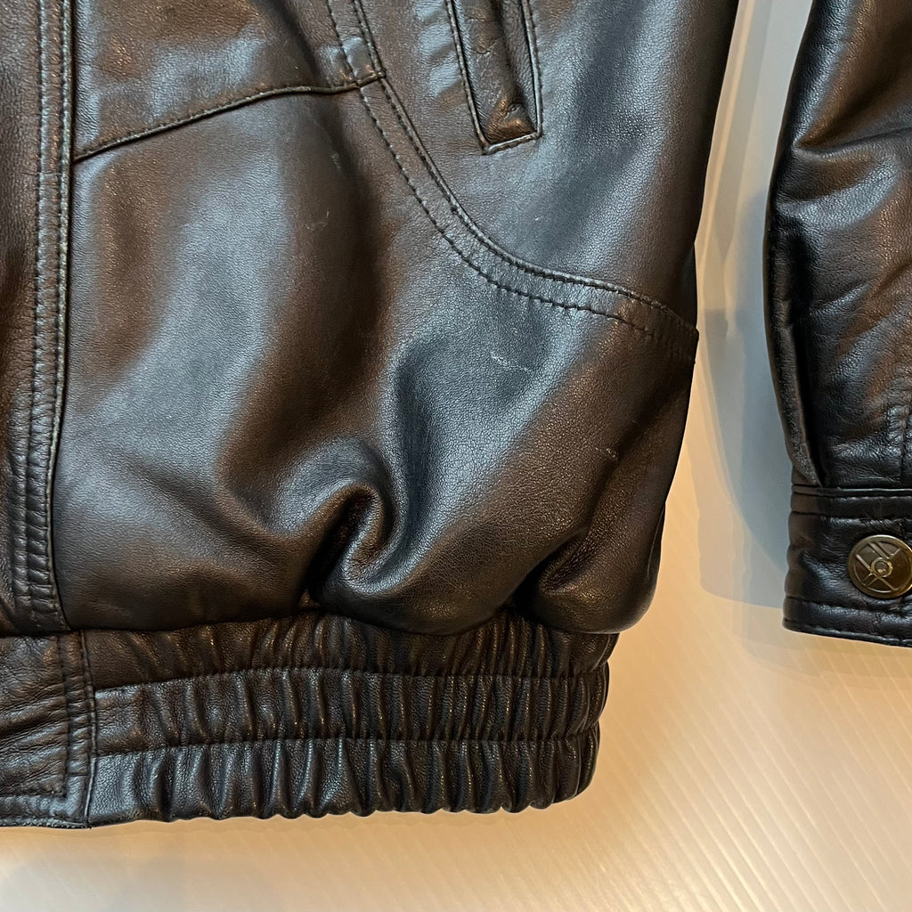 Vintage Boutique Of Leathers Full Zip Bomber Jacket XL