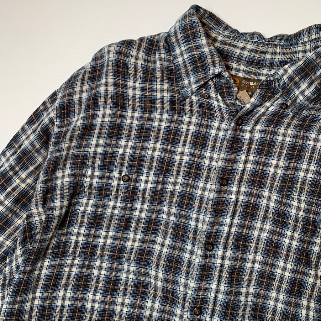 GH Bass Plaid Flannel Shirt XL