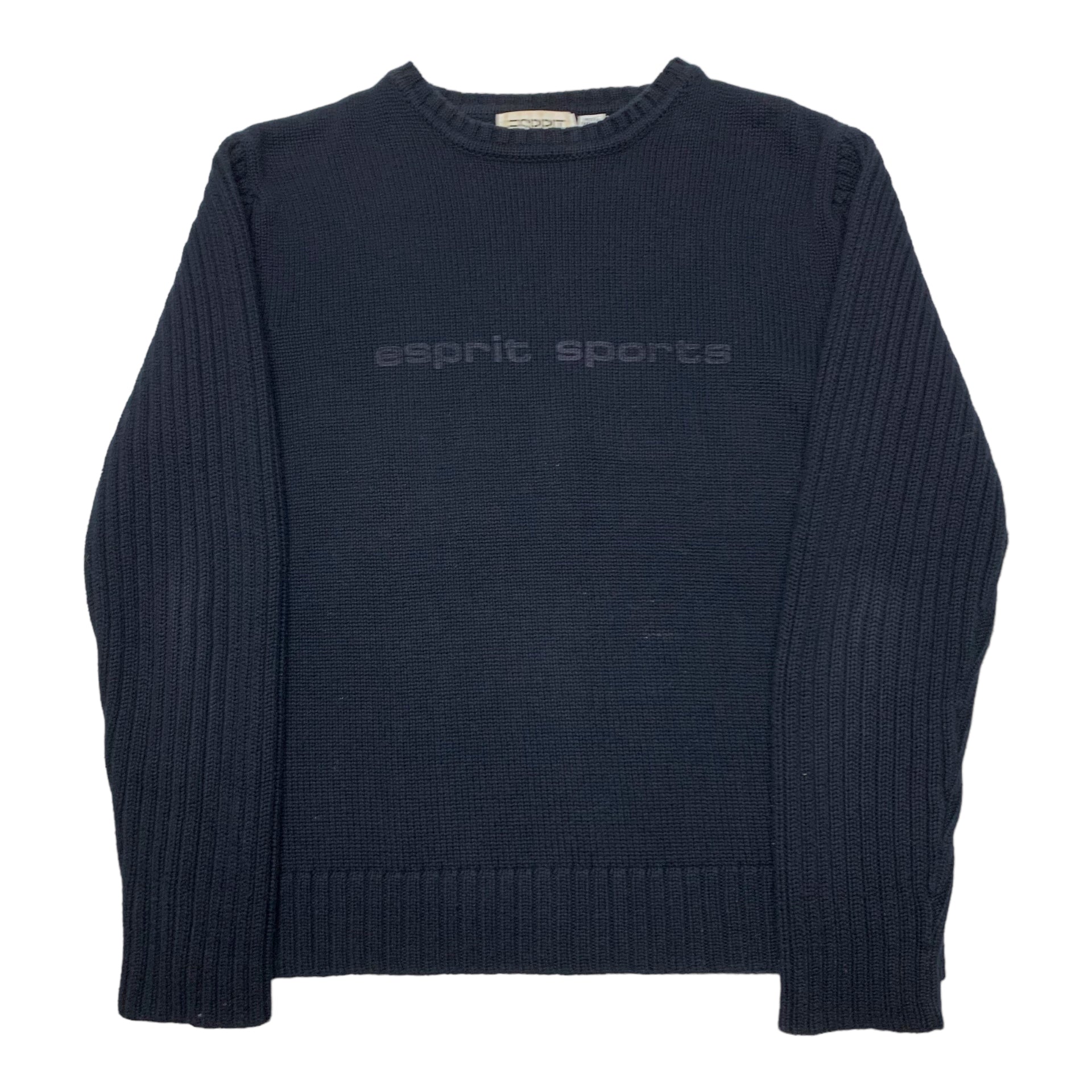 Y2K Esprit Sport Black Knit XL
