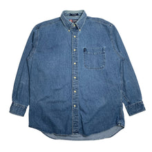 Load image into Gallery viewer, Vintage Chaps Ralph Lauren Denim Button-Up Shirt L
