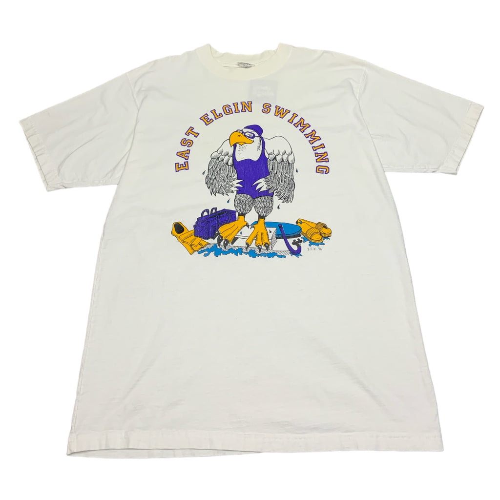 90’s East Elgin Swimming Tee XL