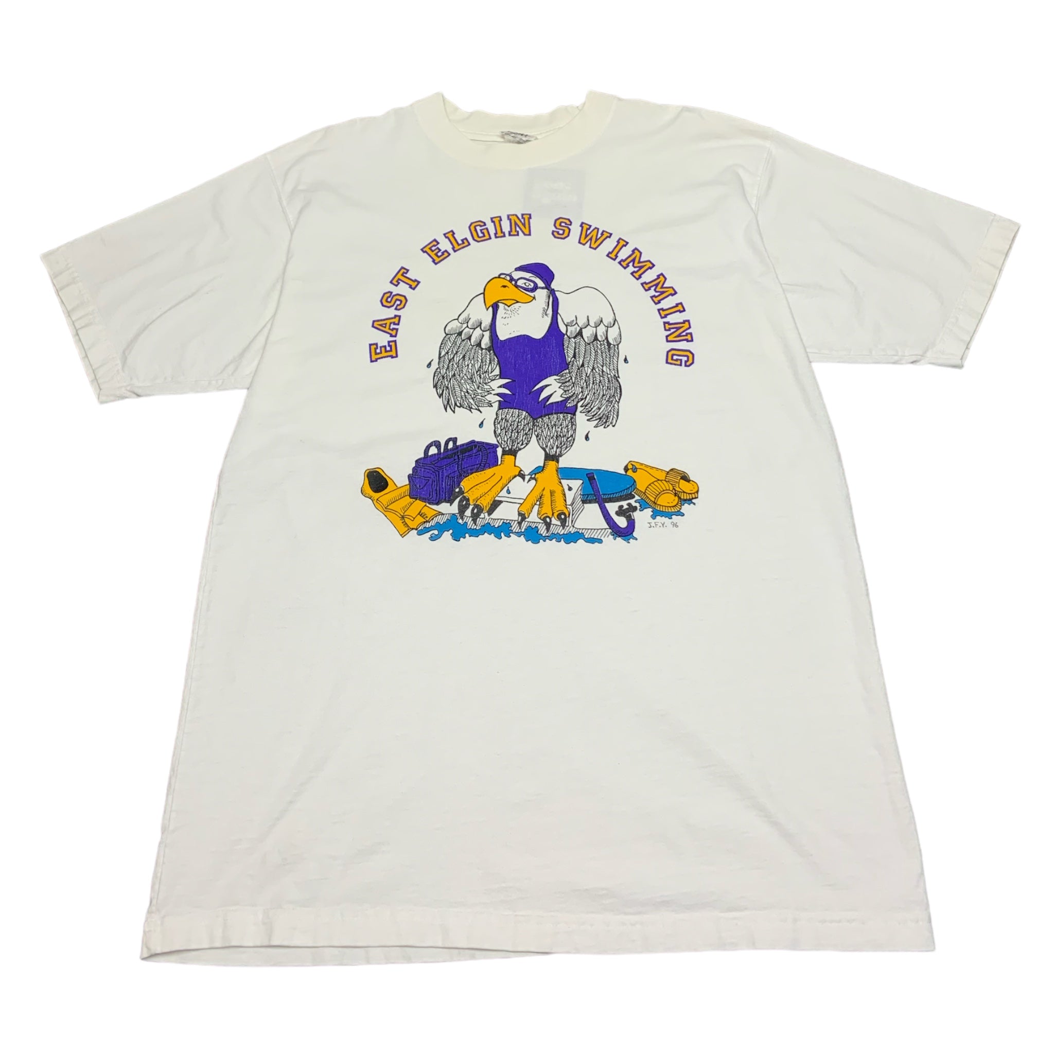 90’s East Elgin Swimming Tee XL