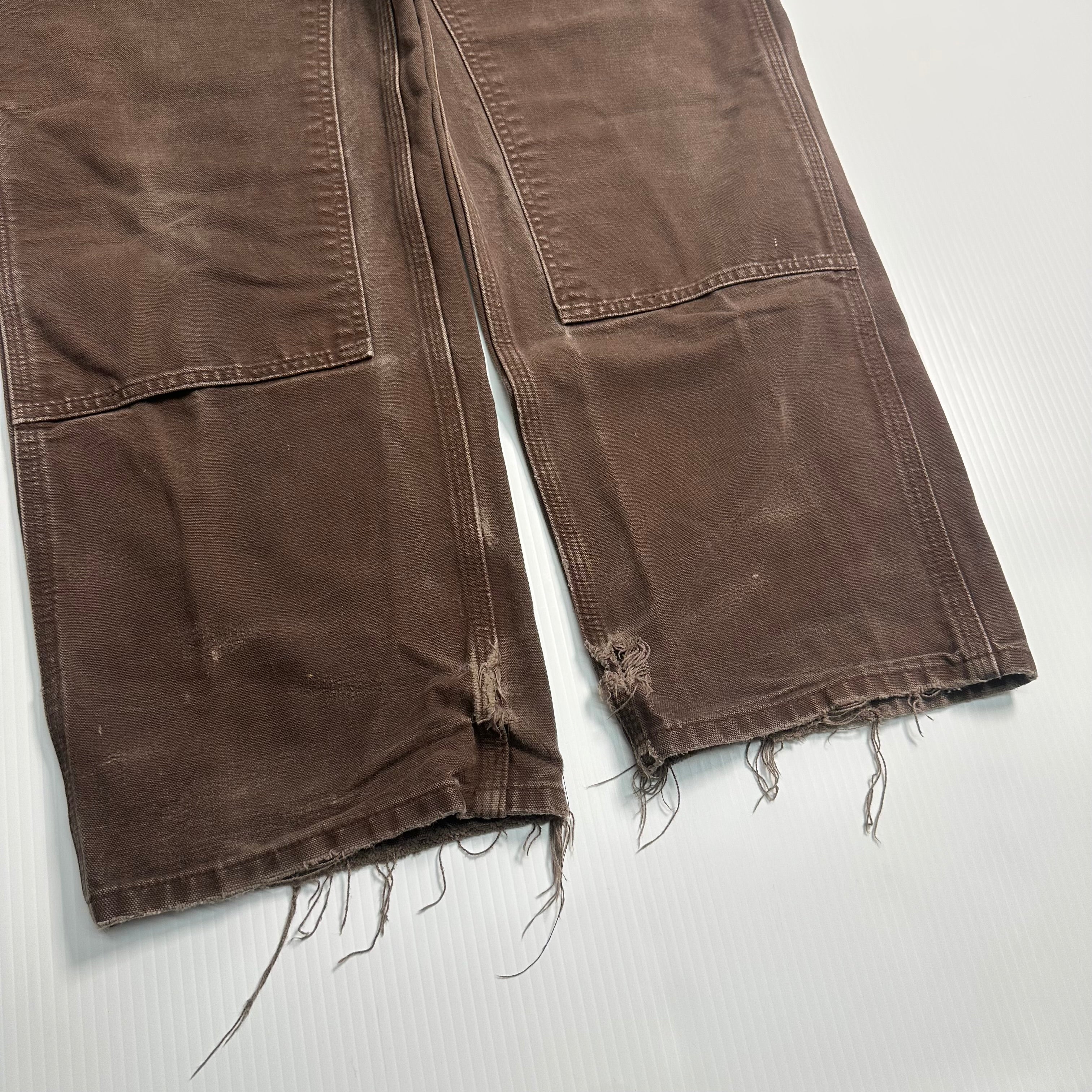Vintage Carhartt Faded Double Knee Denim 8481 33
