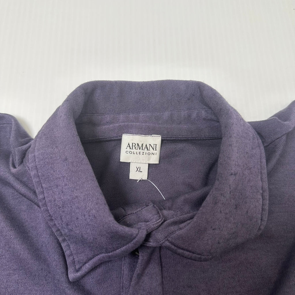 Vintage Armani Collection Henley Longsleeve XL
