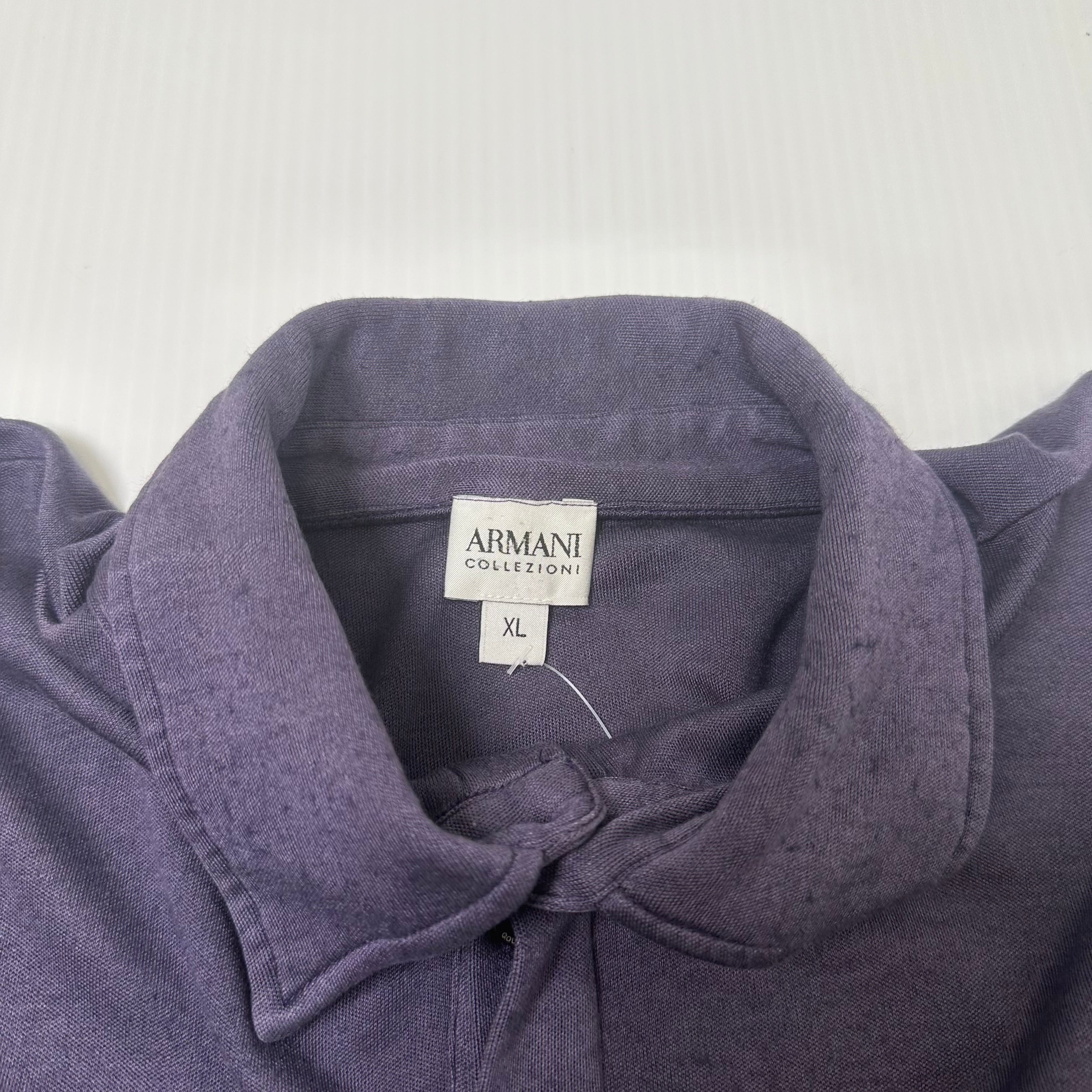 Vintage Armani Collection Henley Longsleeve XL