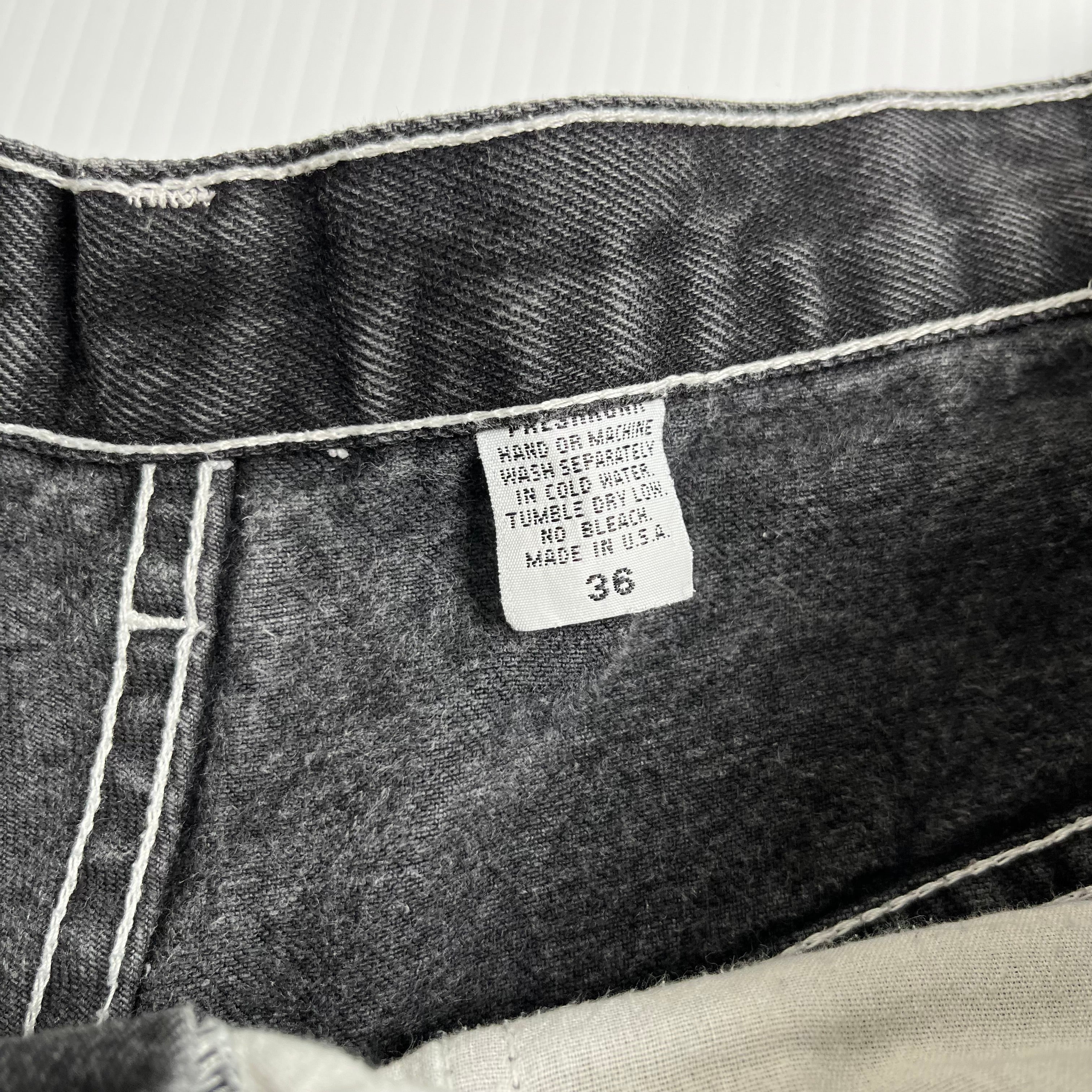 Y2K Garment Stage Baggy Denim Shorts 36